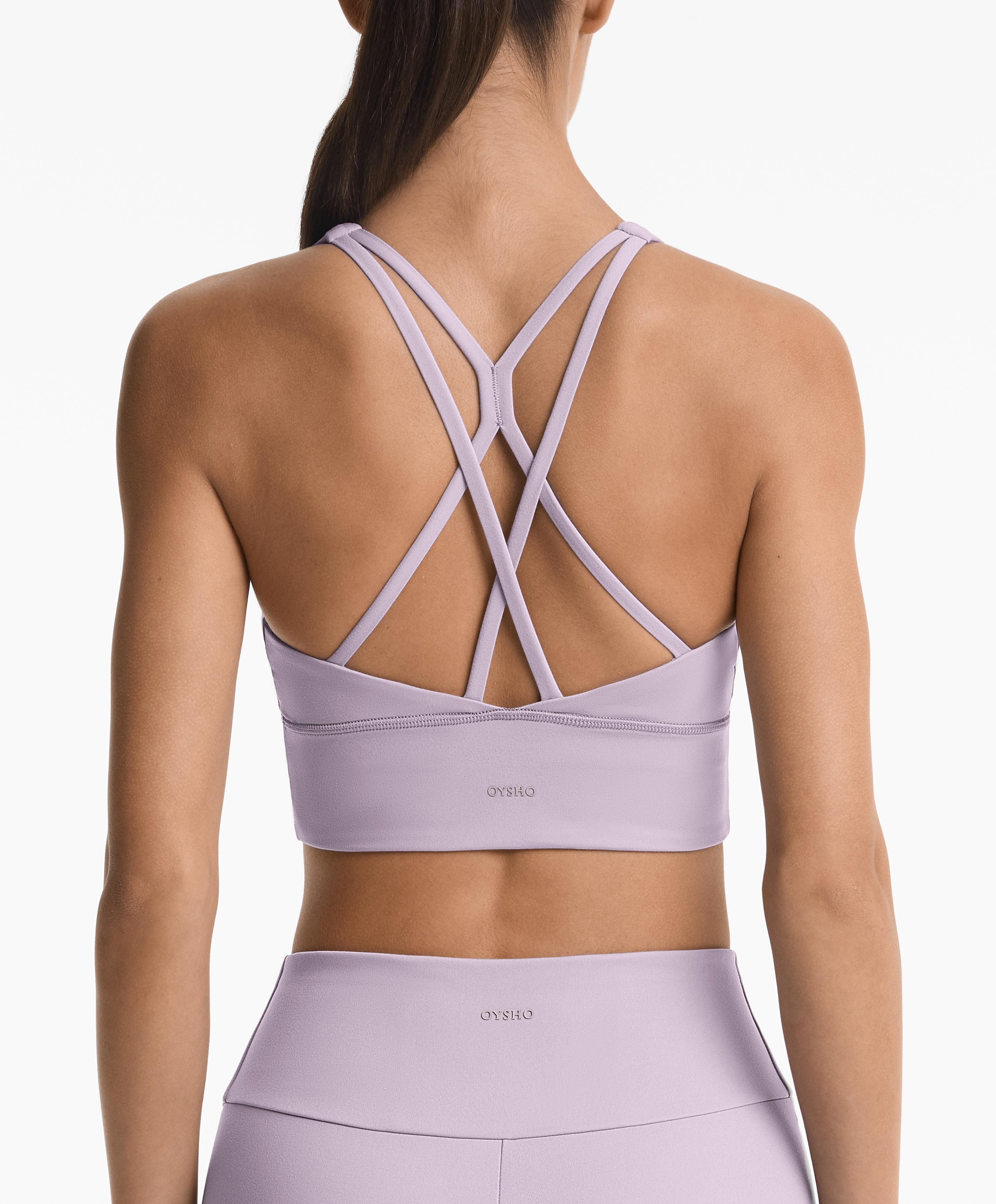 Medium-support comfortlux sports bra with cups