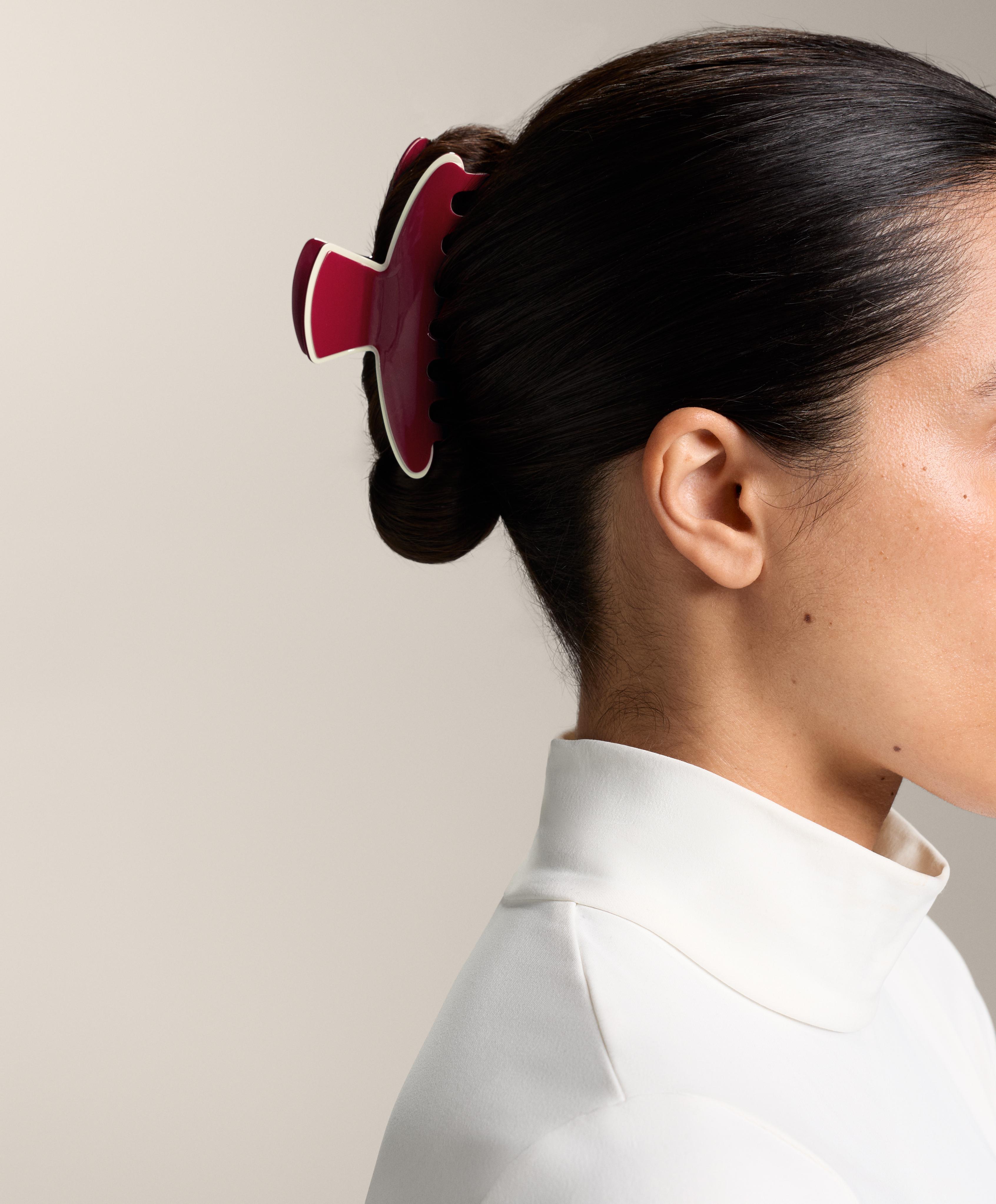 Large piping hair clip