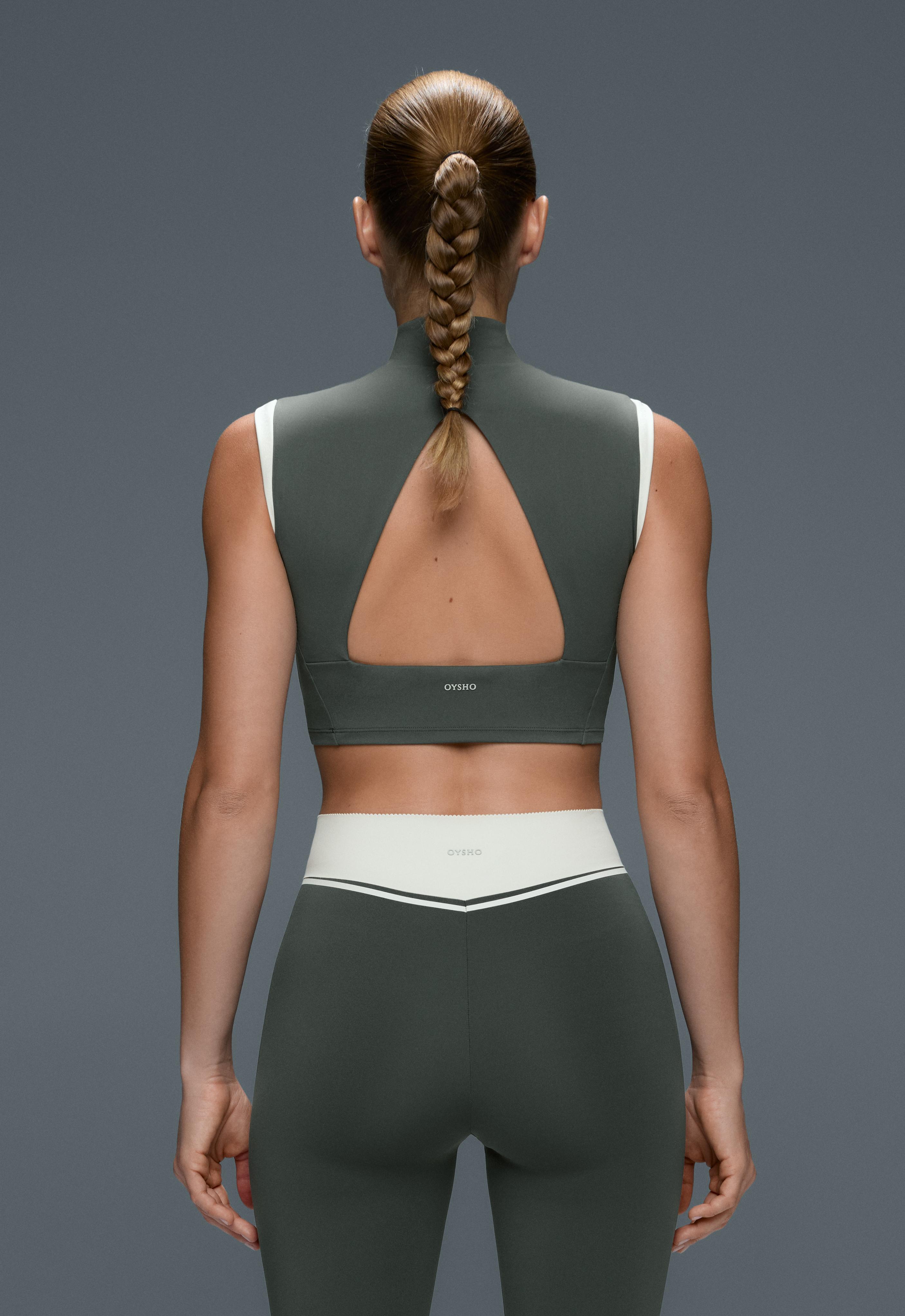 Compressive Tank top half-zip block Top Compressive Tank top half-zip block Top