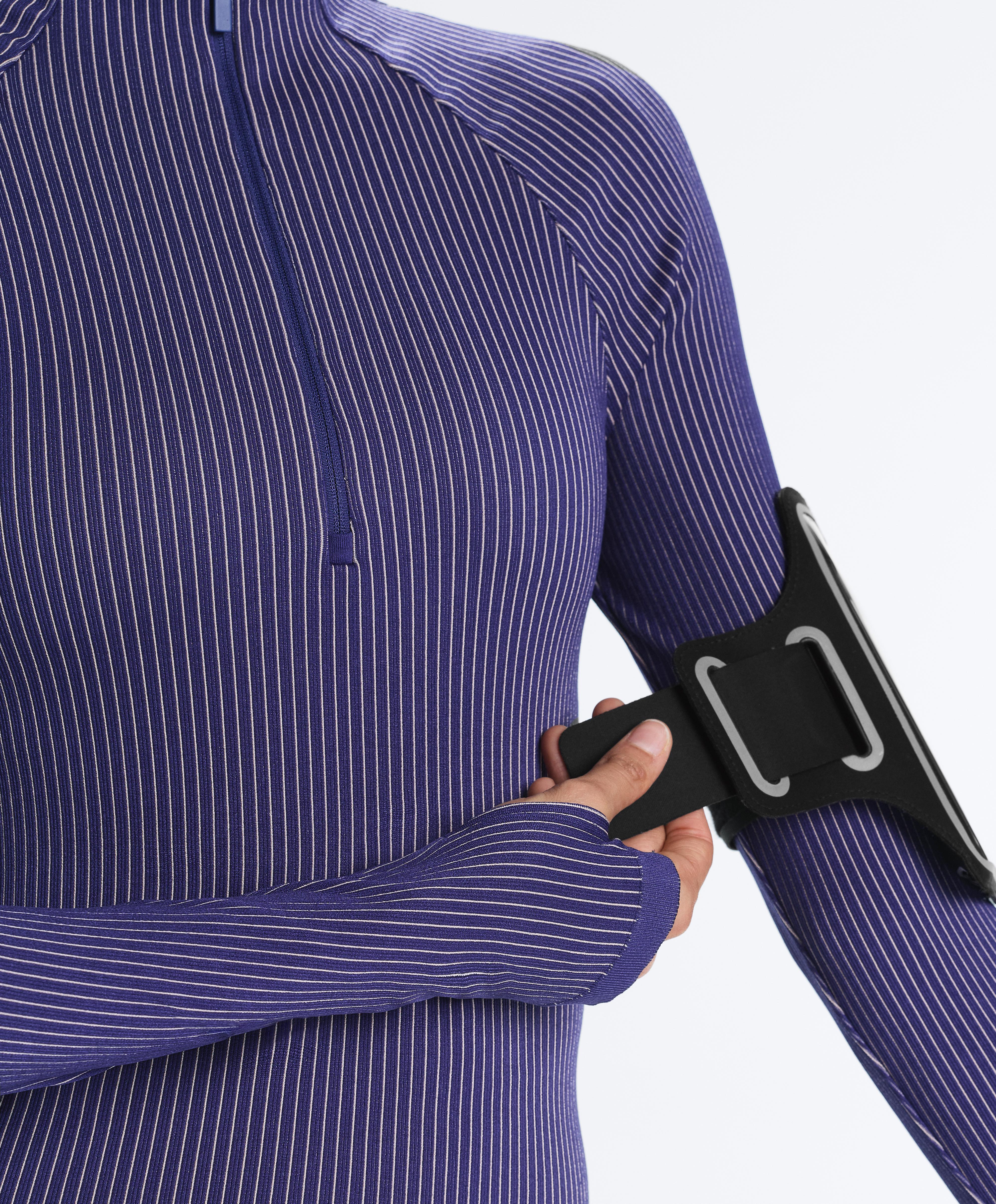 Long-sleeved technical T-shirt — COBALT