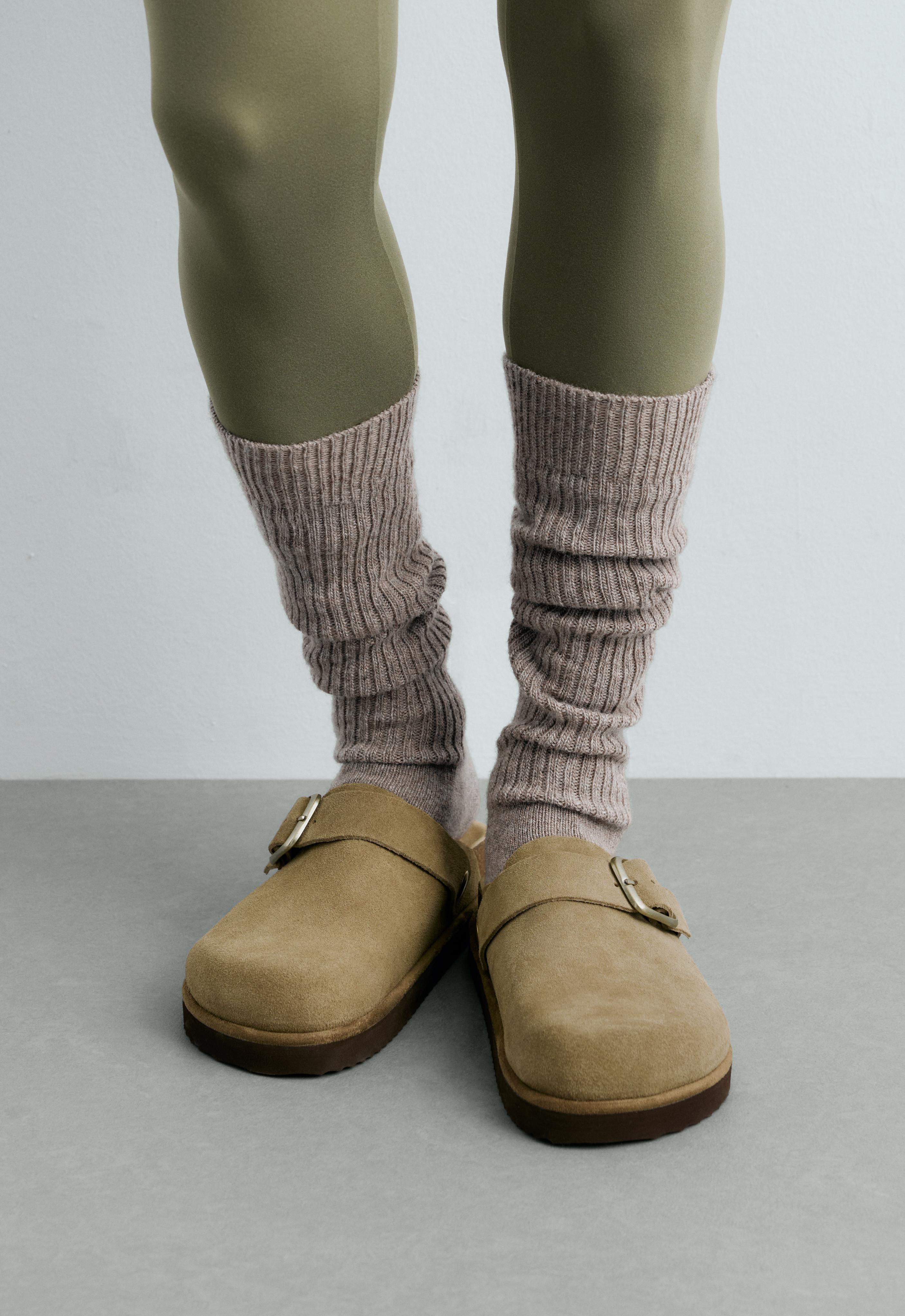 Calcetín largo 22%&nbsp;cashmere 10% lana