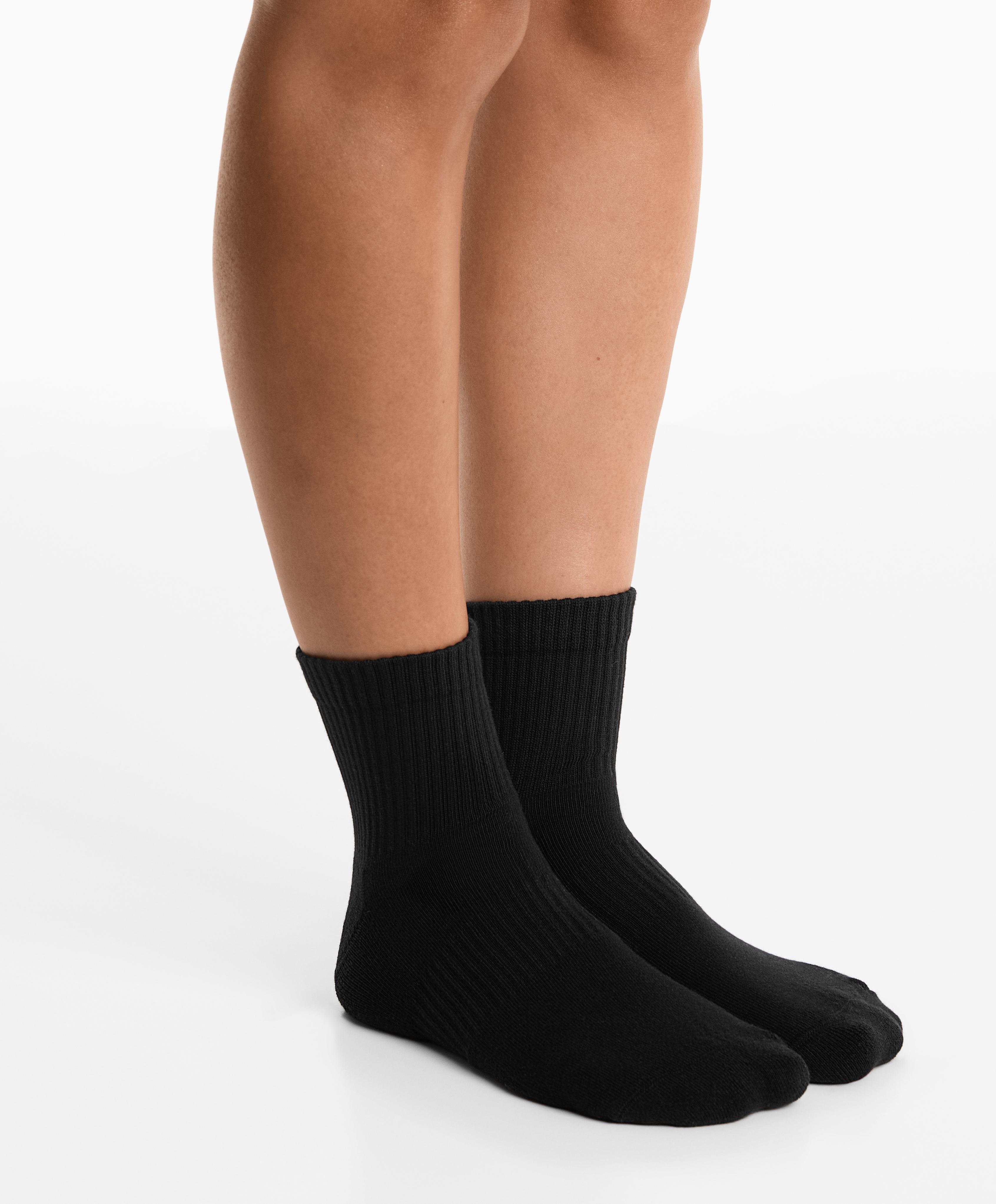 3 чифта спортни четвърт чорапи от памучна смес 3 чифта спортни четвърт чорапи от памучна смес