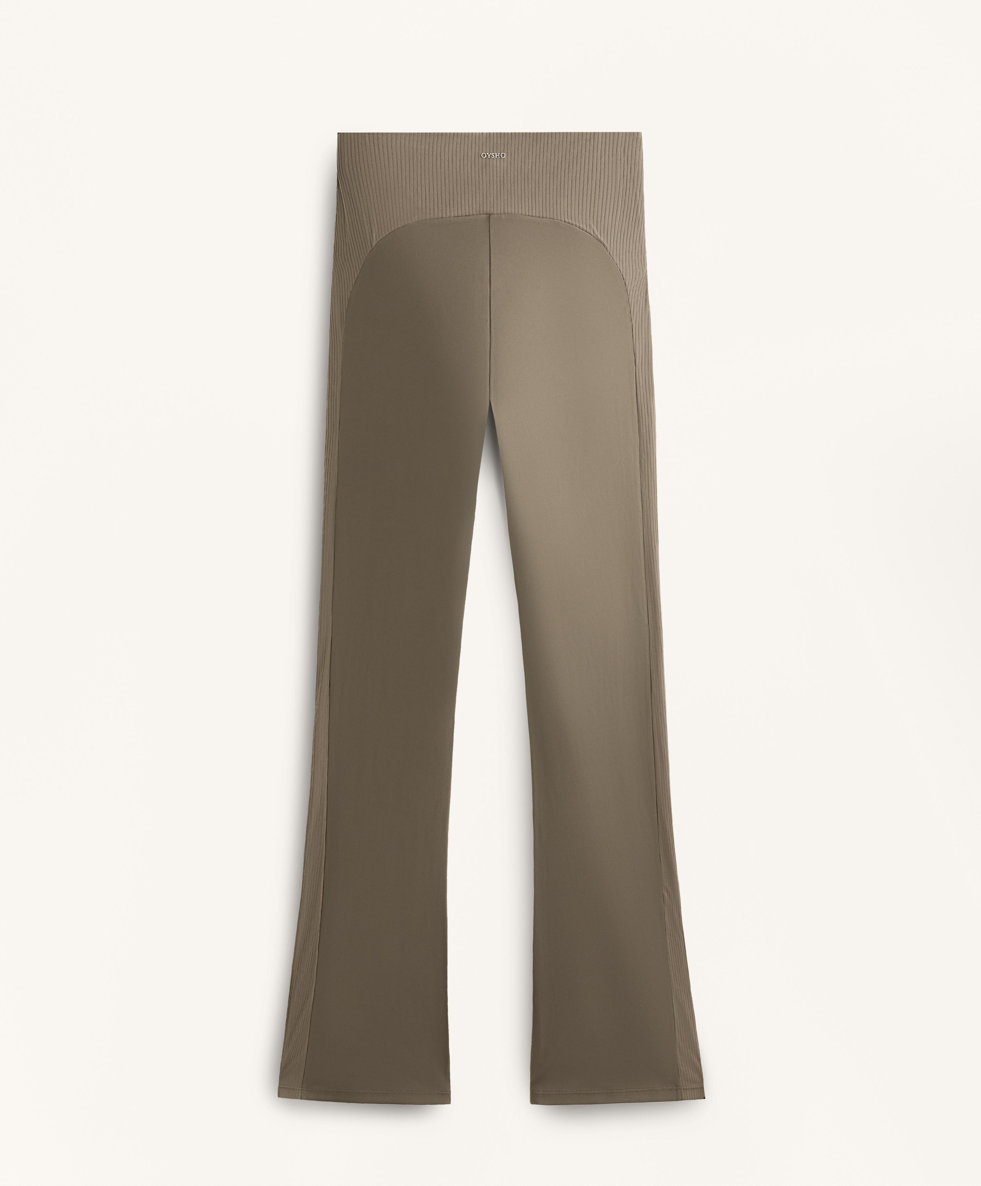 Pantalon flare high rise Comfortlux rib
