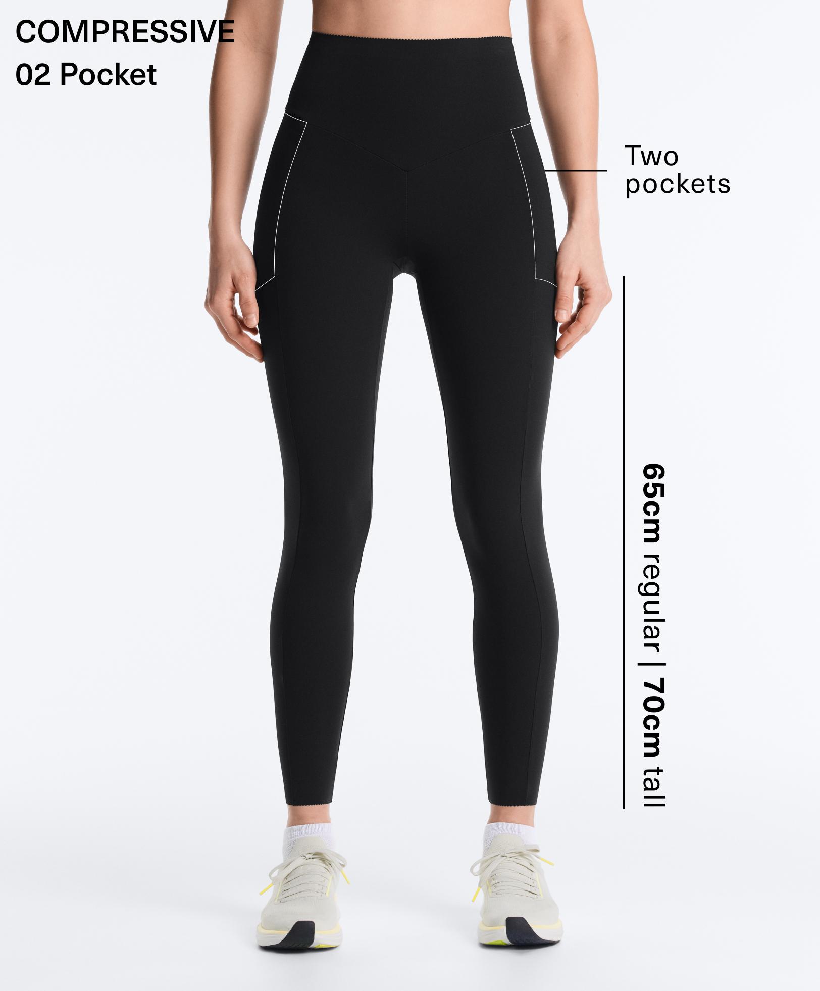 Легінси довжиною до щиколотки high rise Compressive pocket