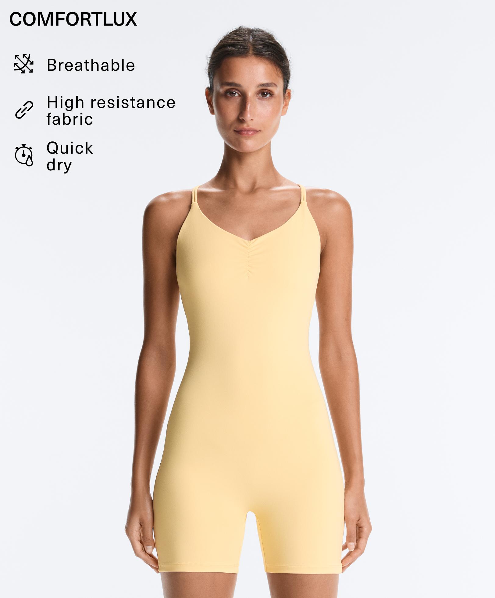 Comfortlux short jumpsuit with knot detail Comfortlux short jumpsuit with knot detail