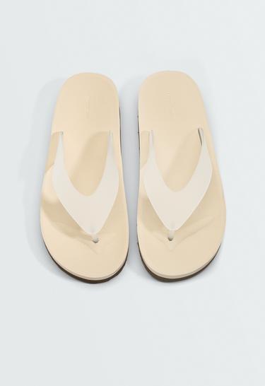Platform beachwear sandals — ECRU 3