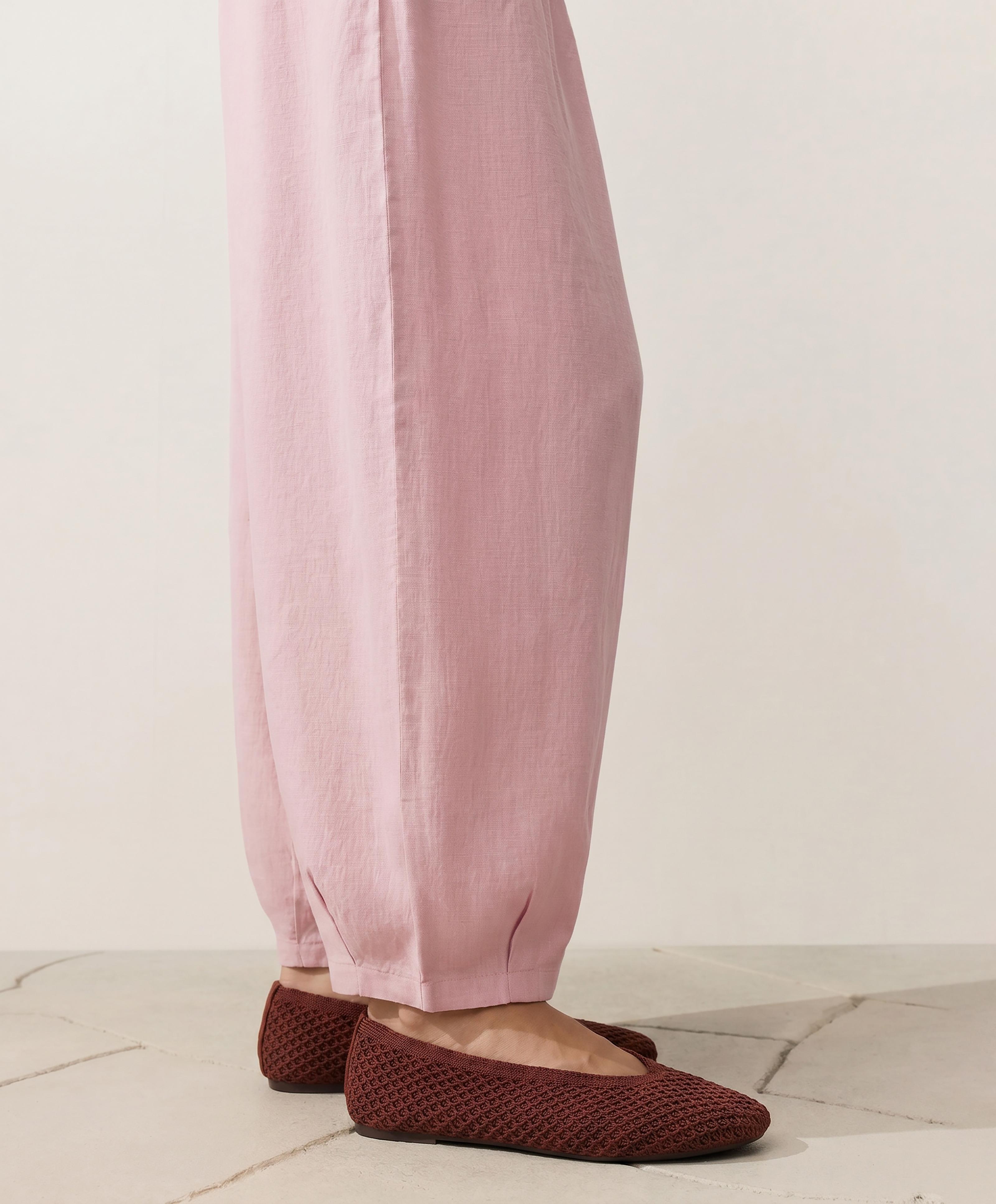 Crochet ballet flats — TERRACOTTA