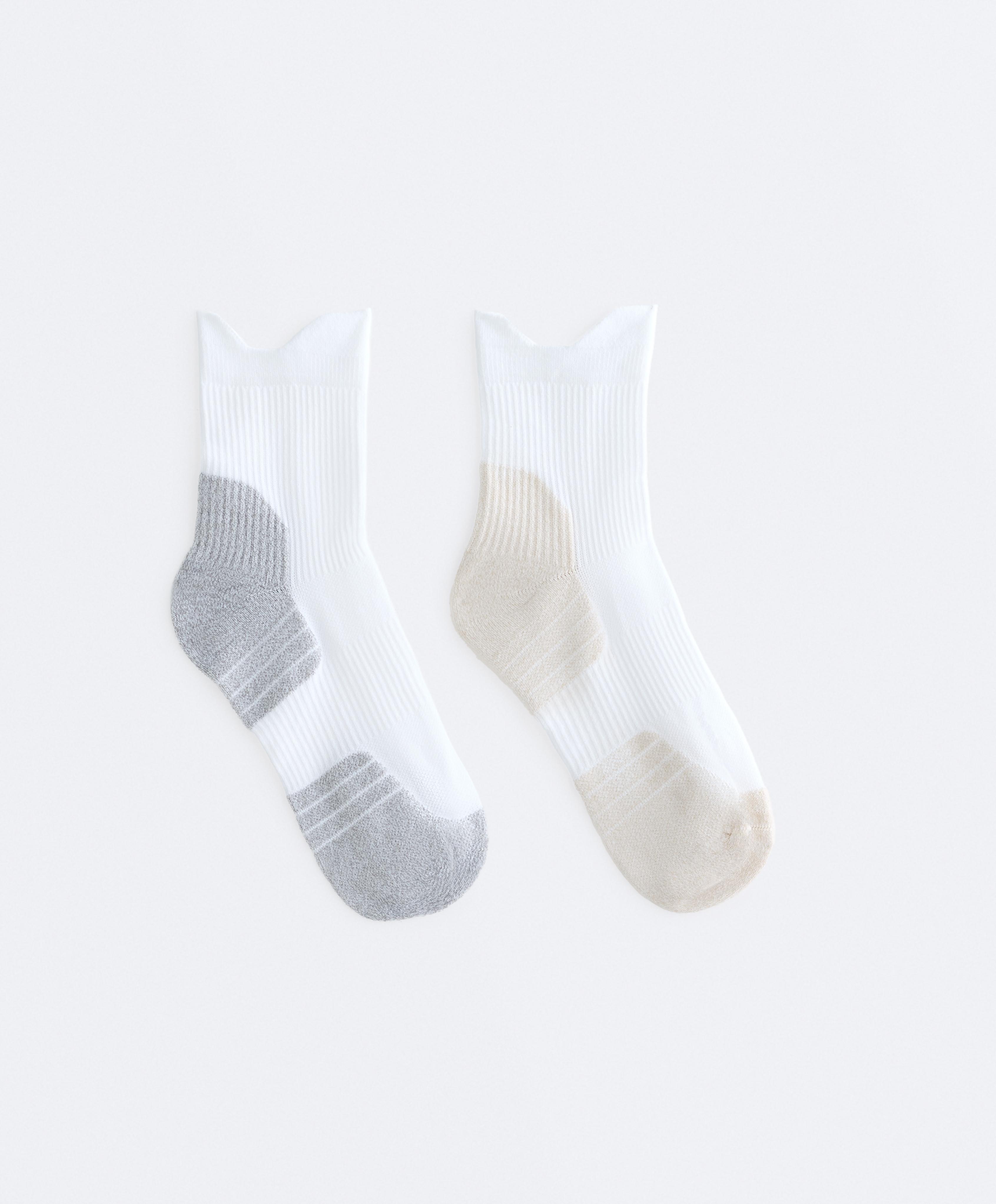 2 זוגות גרביים quarter תערובת פוליאמיד running