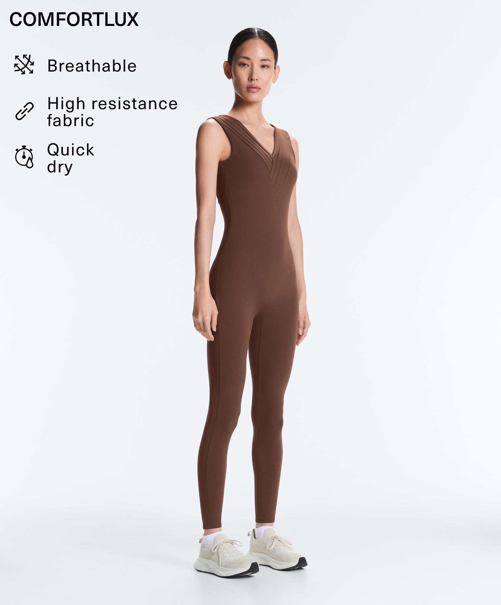 Hosszú Comfortlux pliszírozott overál