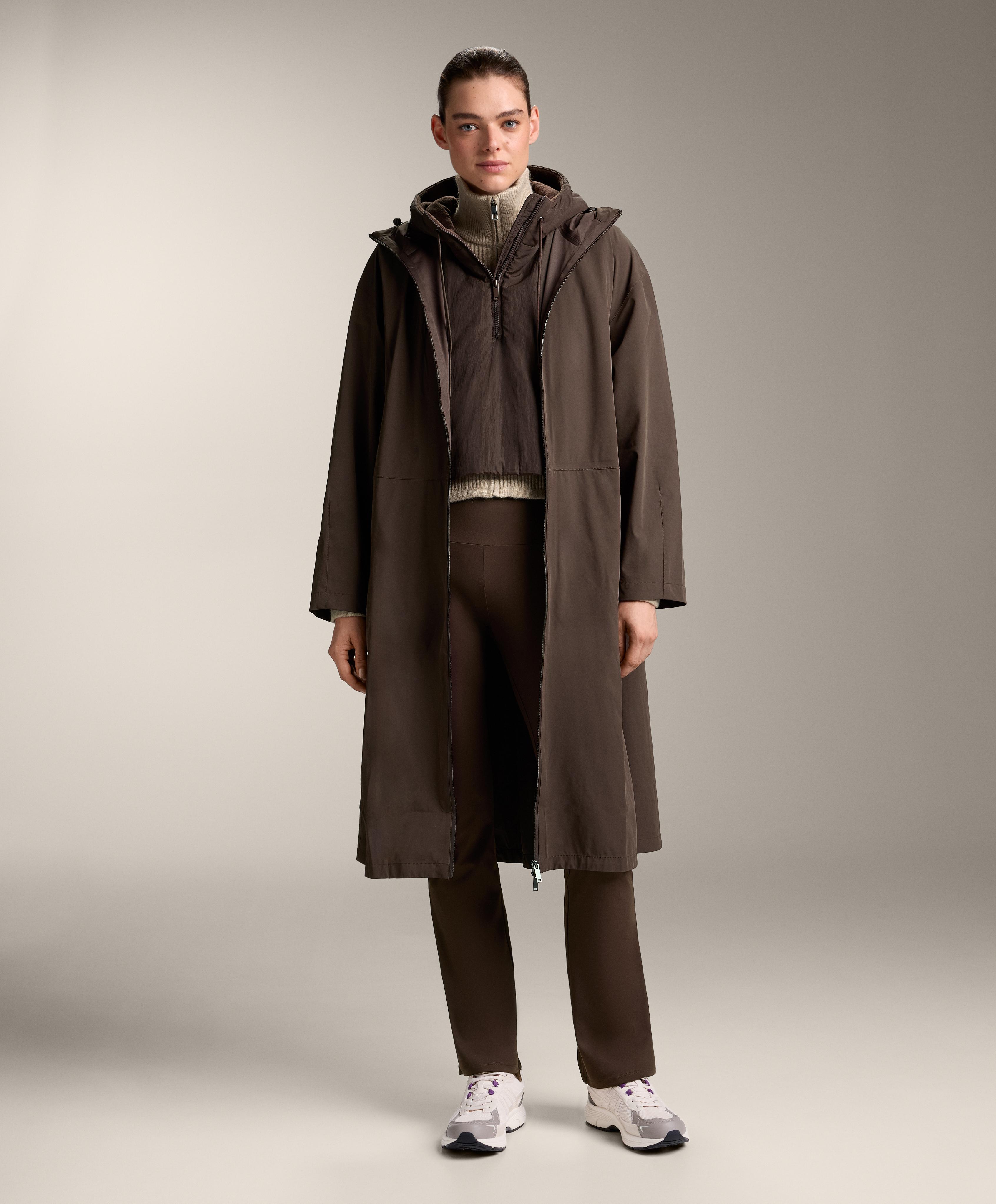 Hooded padded gilet
