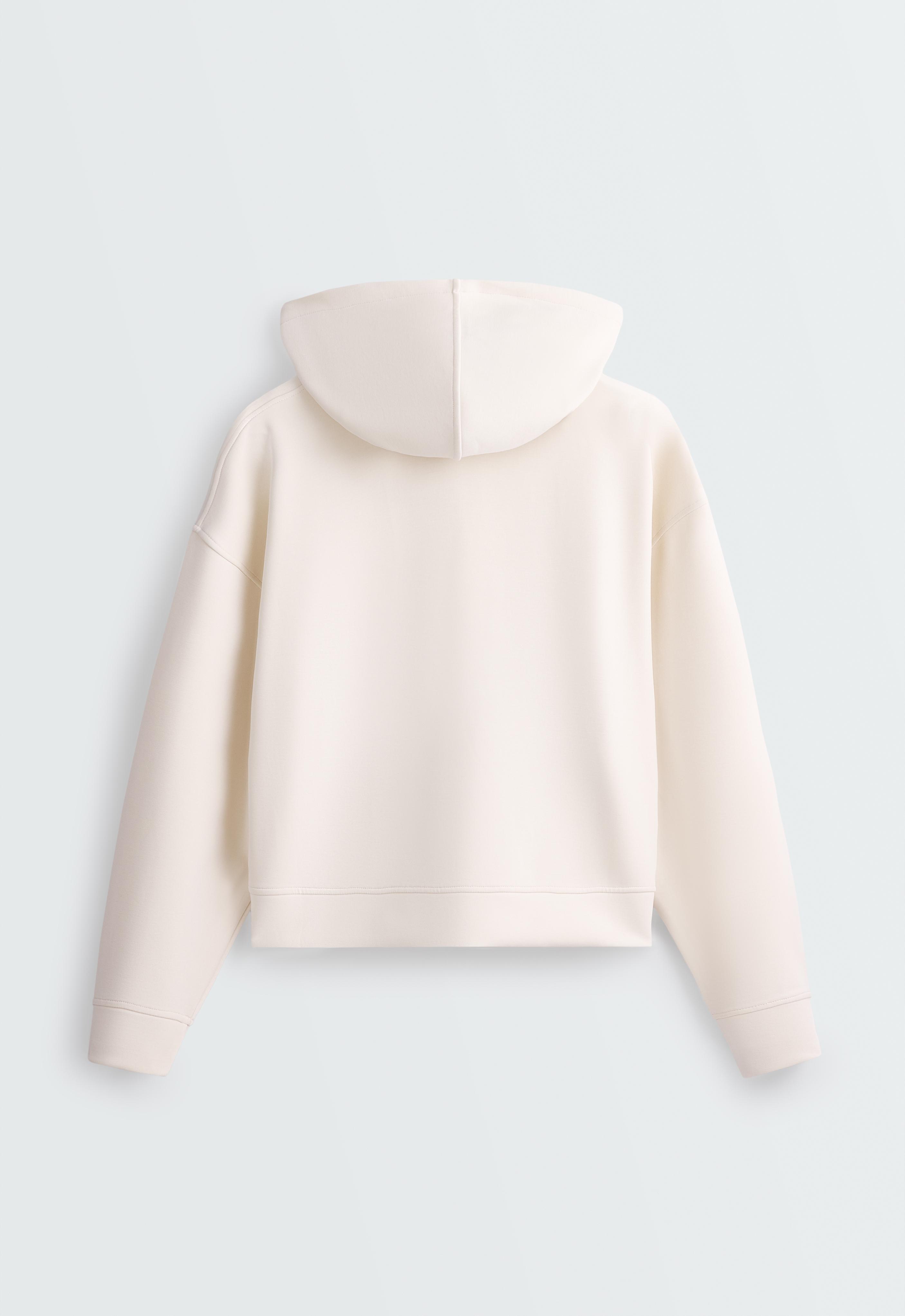 Oysho Brushed modal içeren boxy sweatshirt görsel 2