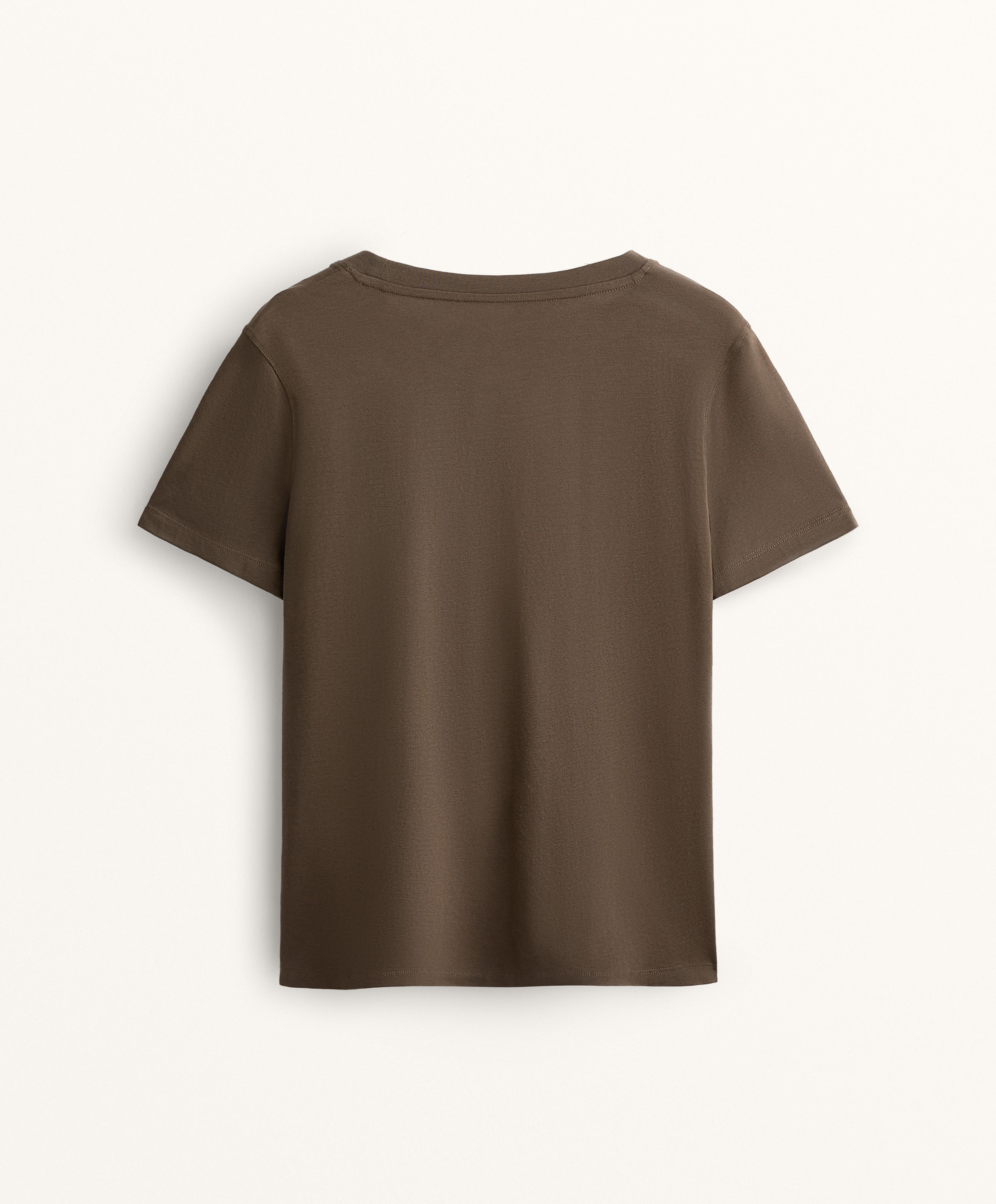 Camiseta mezcla algodón manga corta