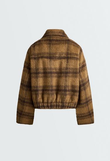 30% wool check jacket — HONEY 7