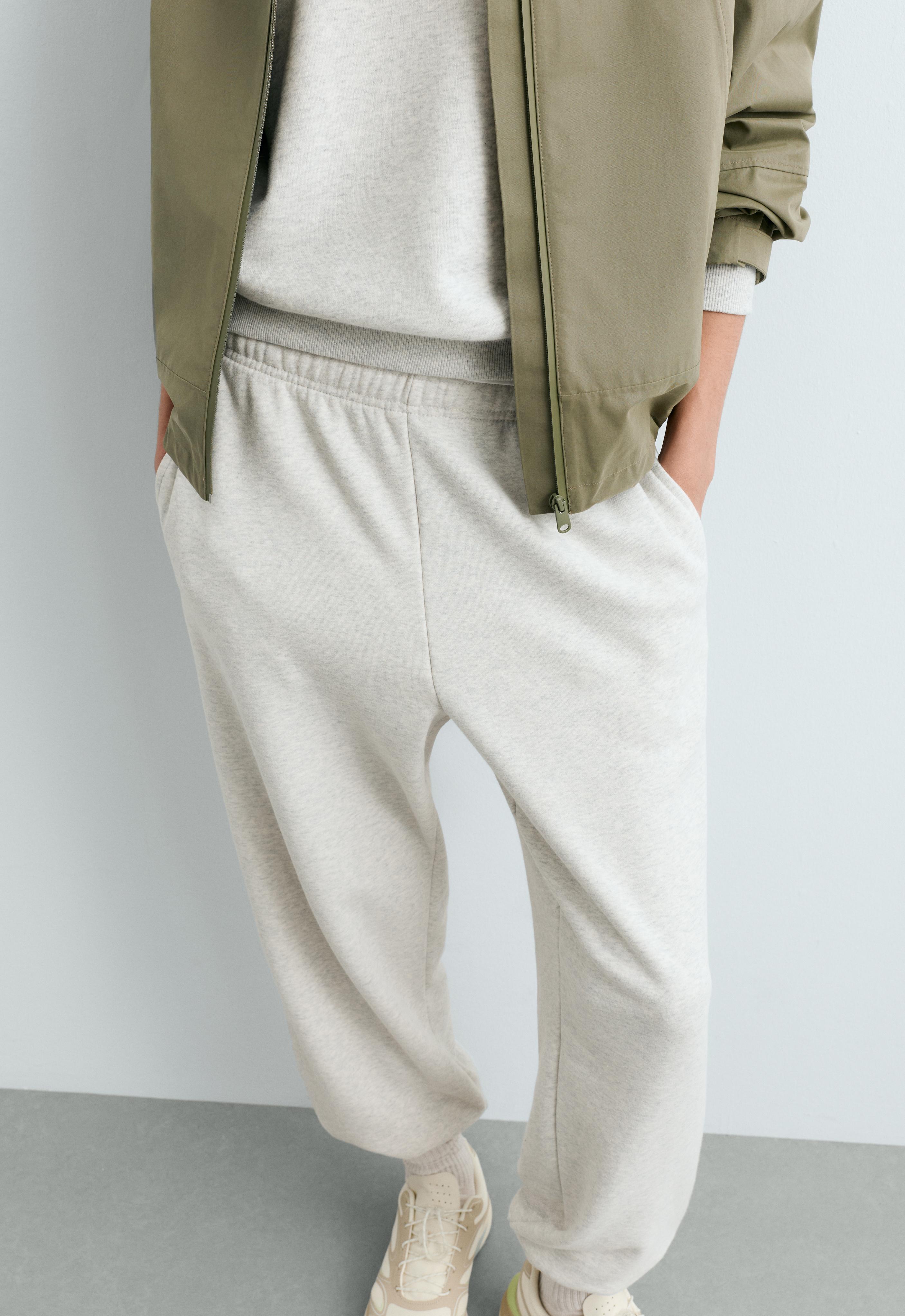 Joggingbroek van katoenmix