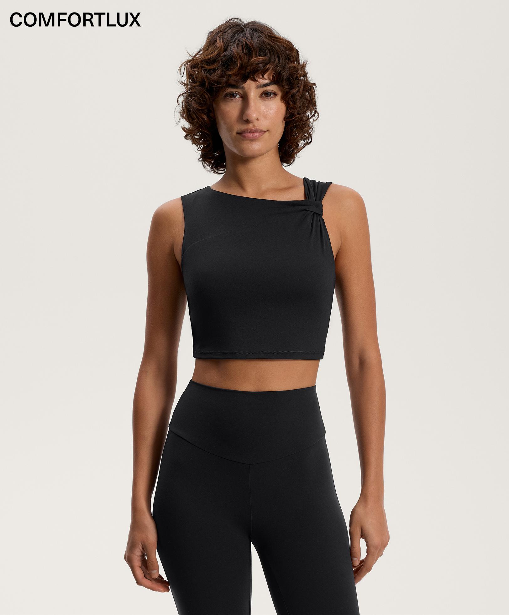 Asymmetrical twist Comfortlux tank top Asymmetrical twist Comfortlux tank top