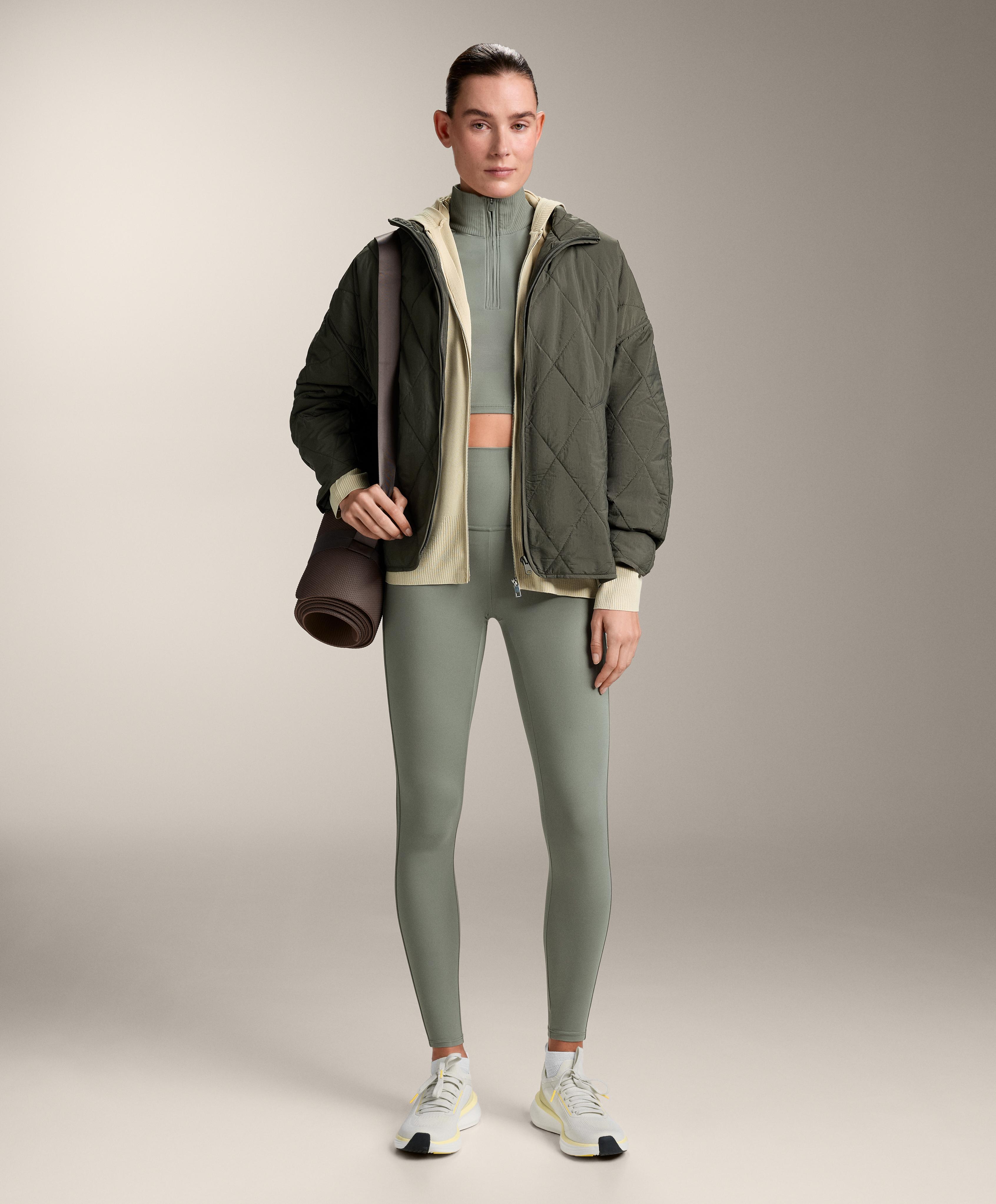 Comfortlux rib long-sleeved T-shirt — KHAKI-GREY