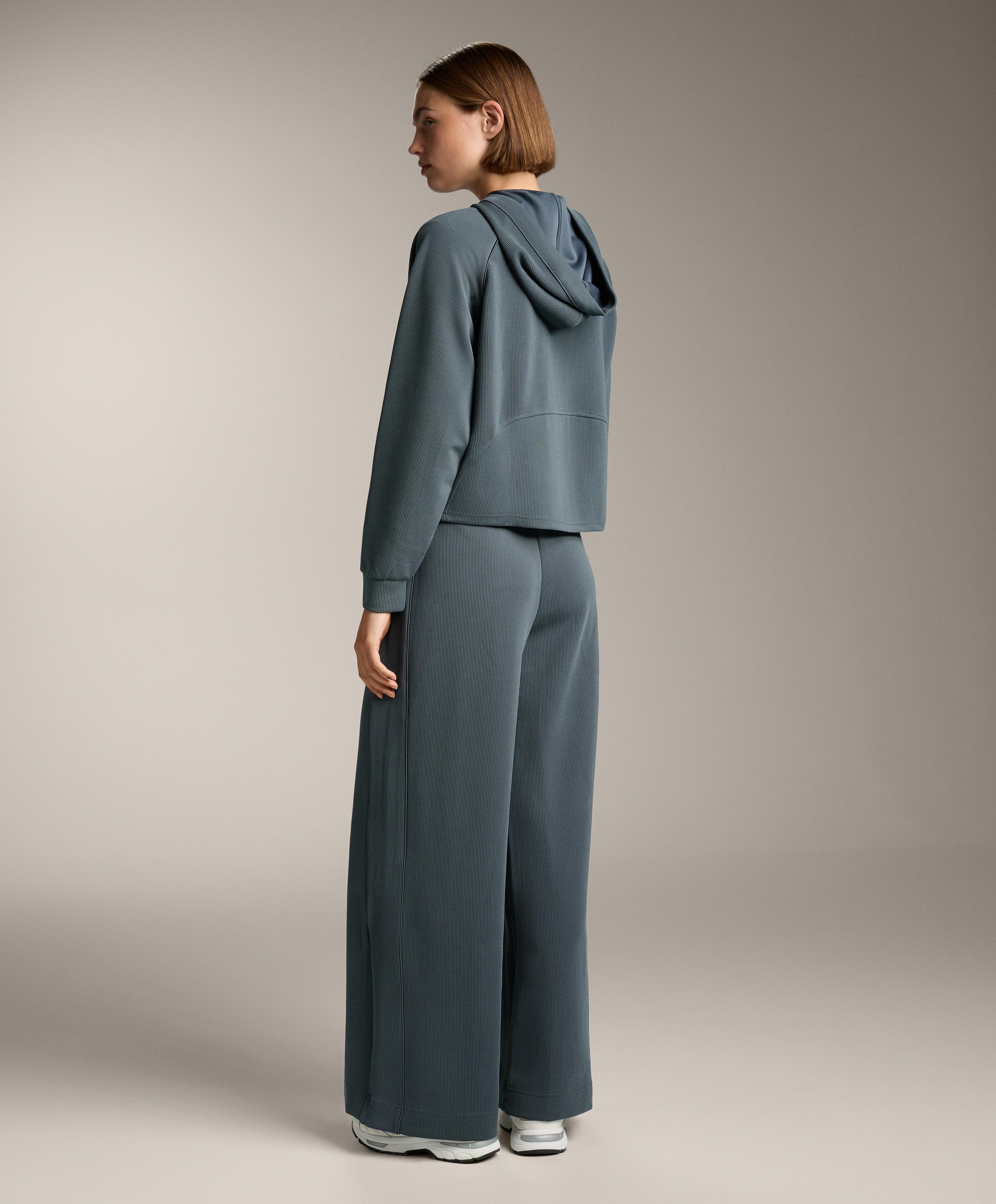 Blue straight rib total look 29% modal - Sale