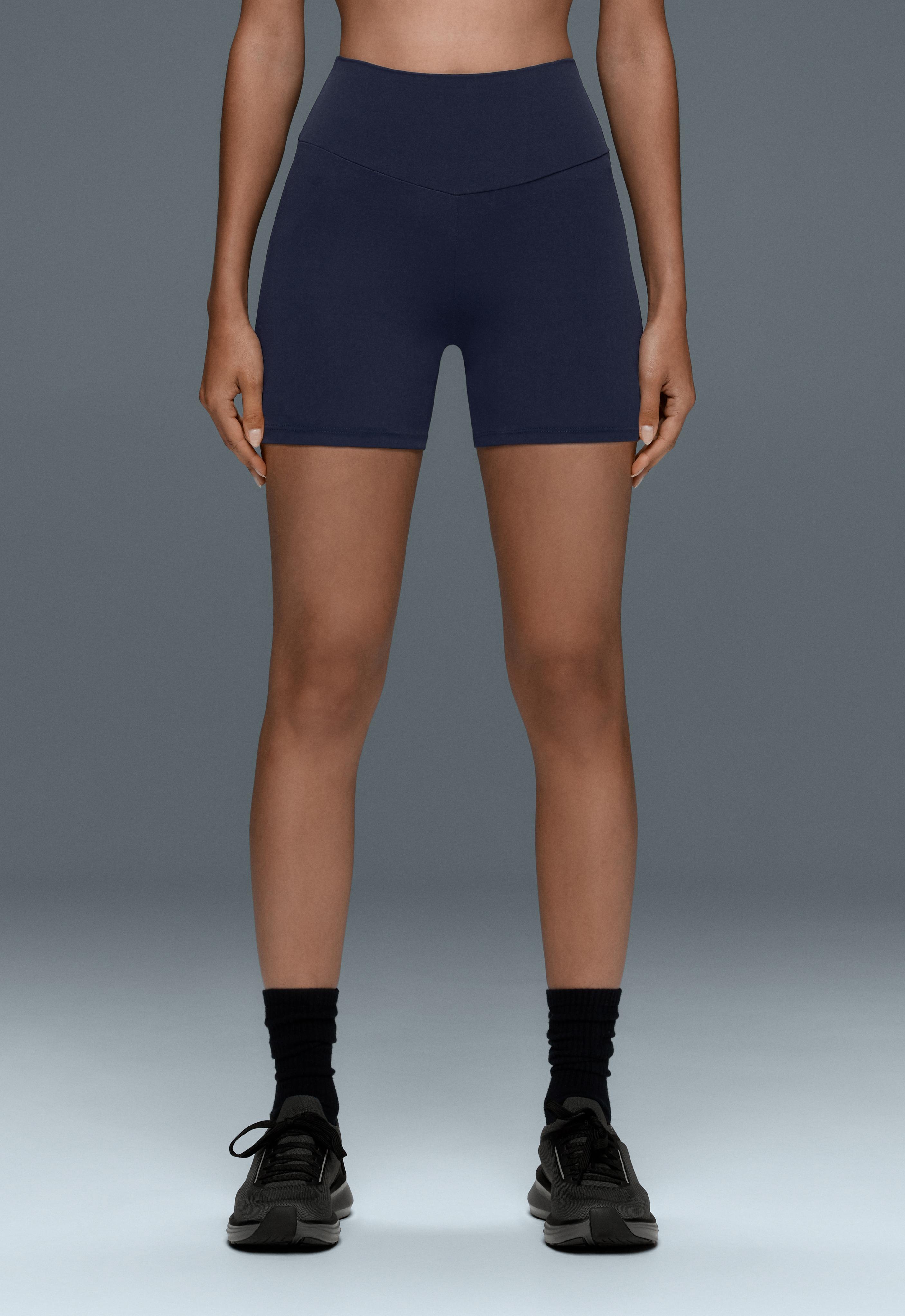 Blue 10cm Comfortlux hot pant total look