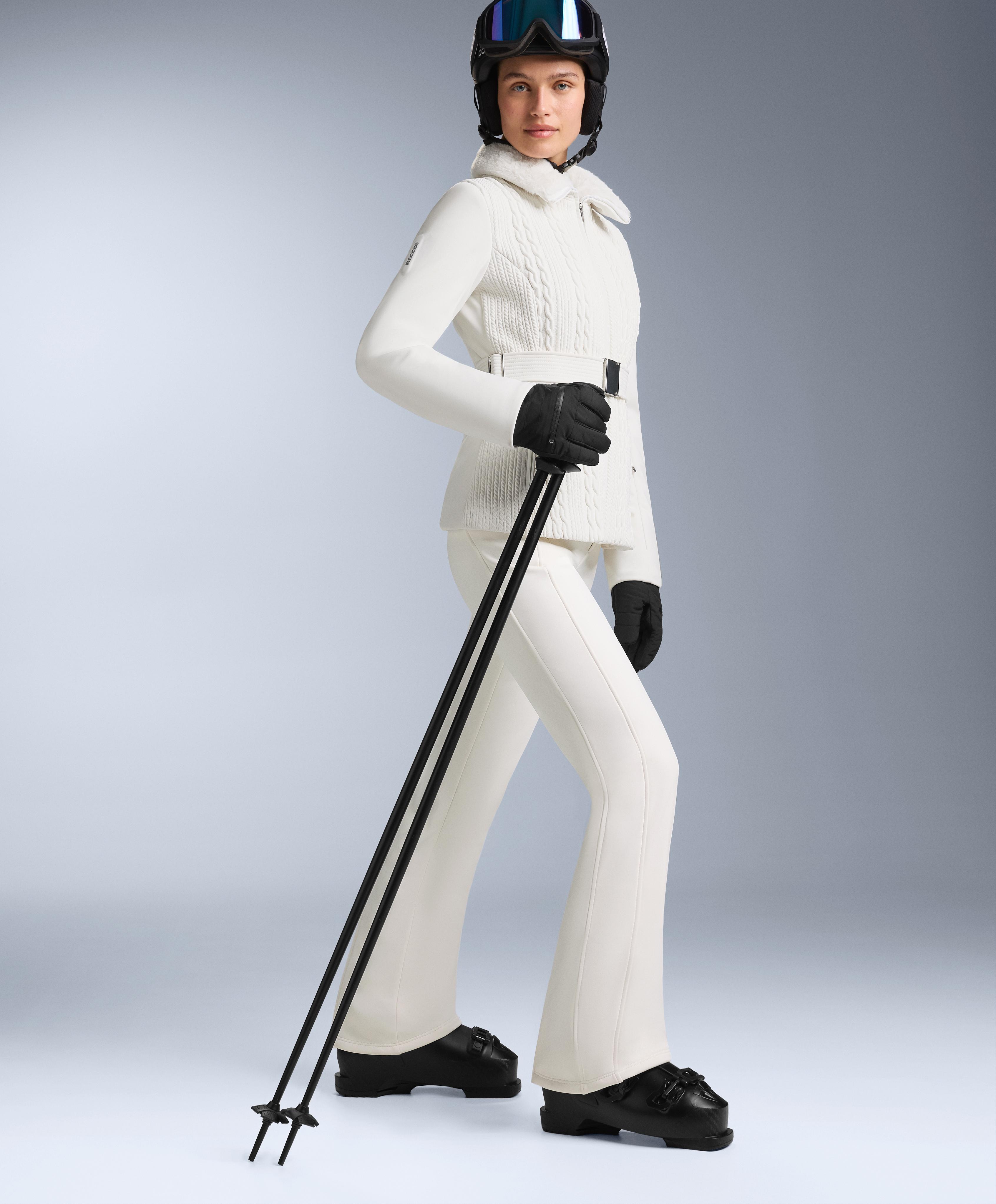Primaloft® SKI super-slim fit water-resistant jacket — WHITE