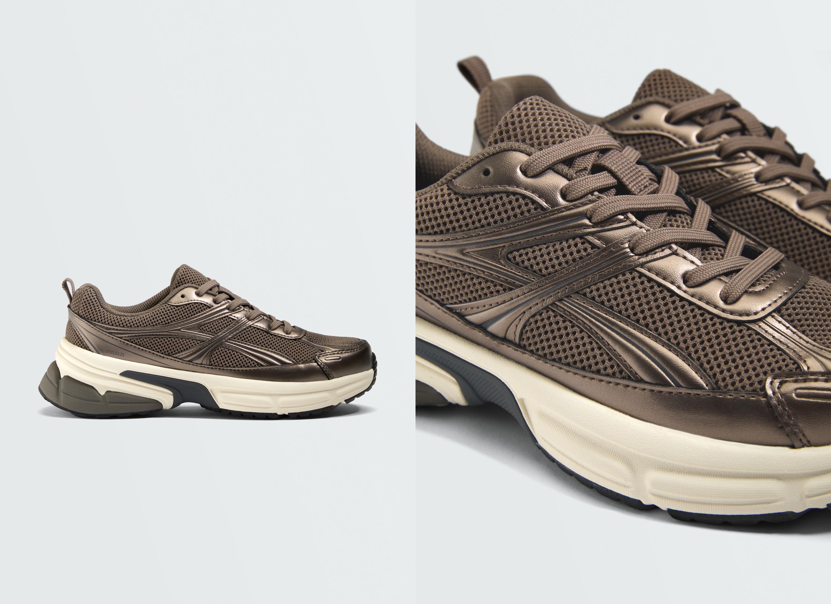 Running-style trainers — BRONZE