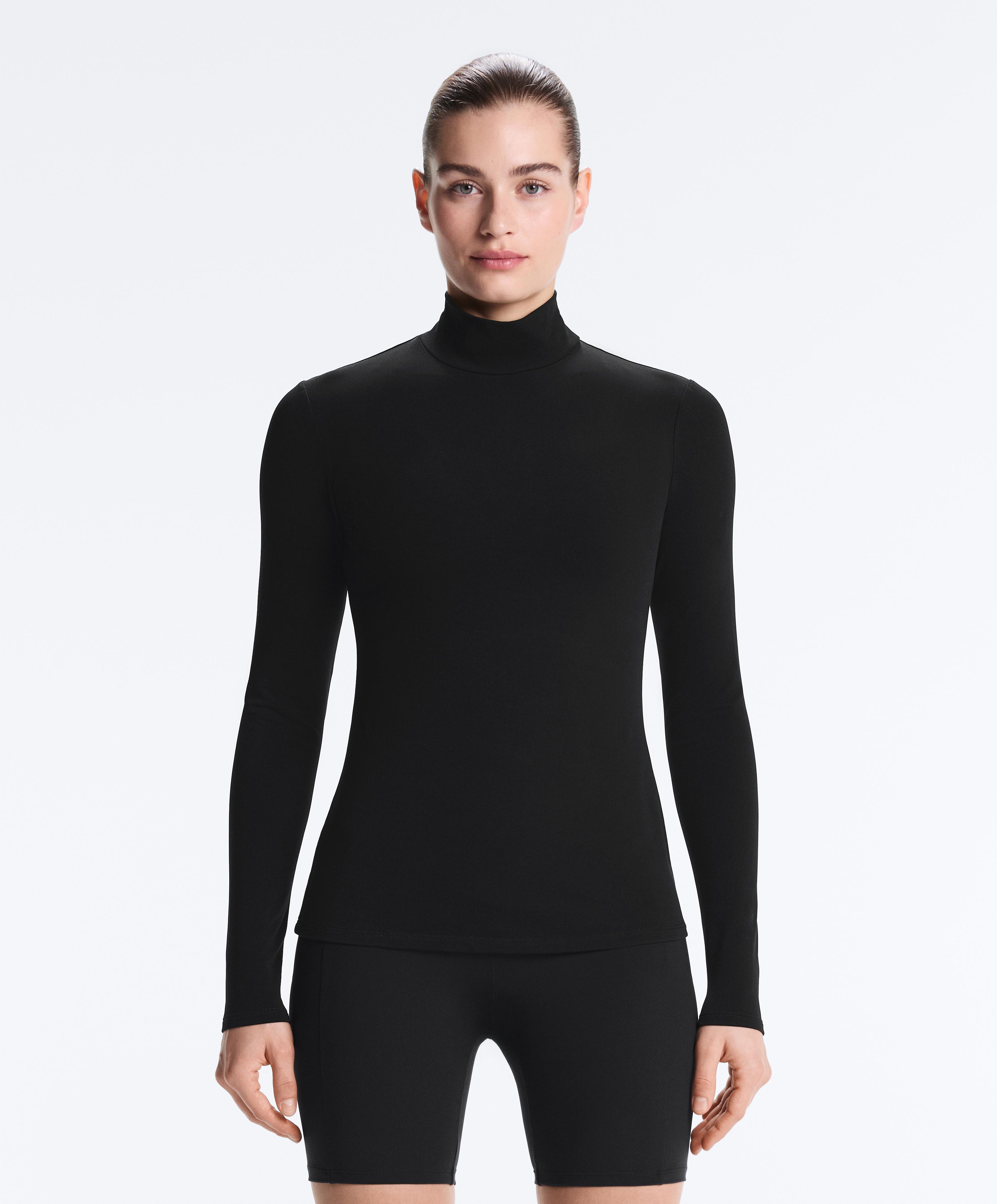 Long sleeve thermal base layer T-shirt — BLACK