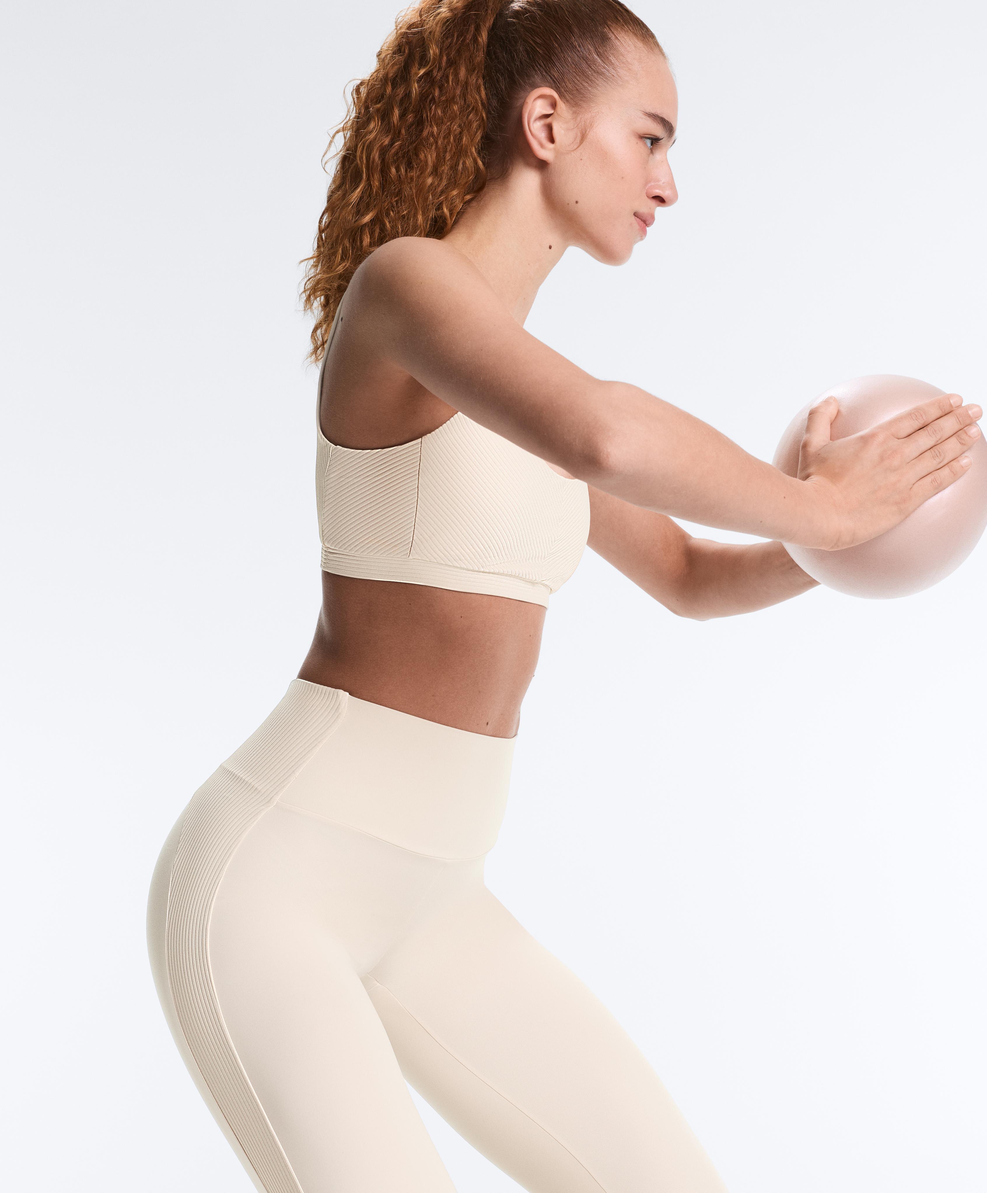 Comfortlux high-rise rib 65cm ankle-length leggings