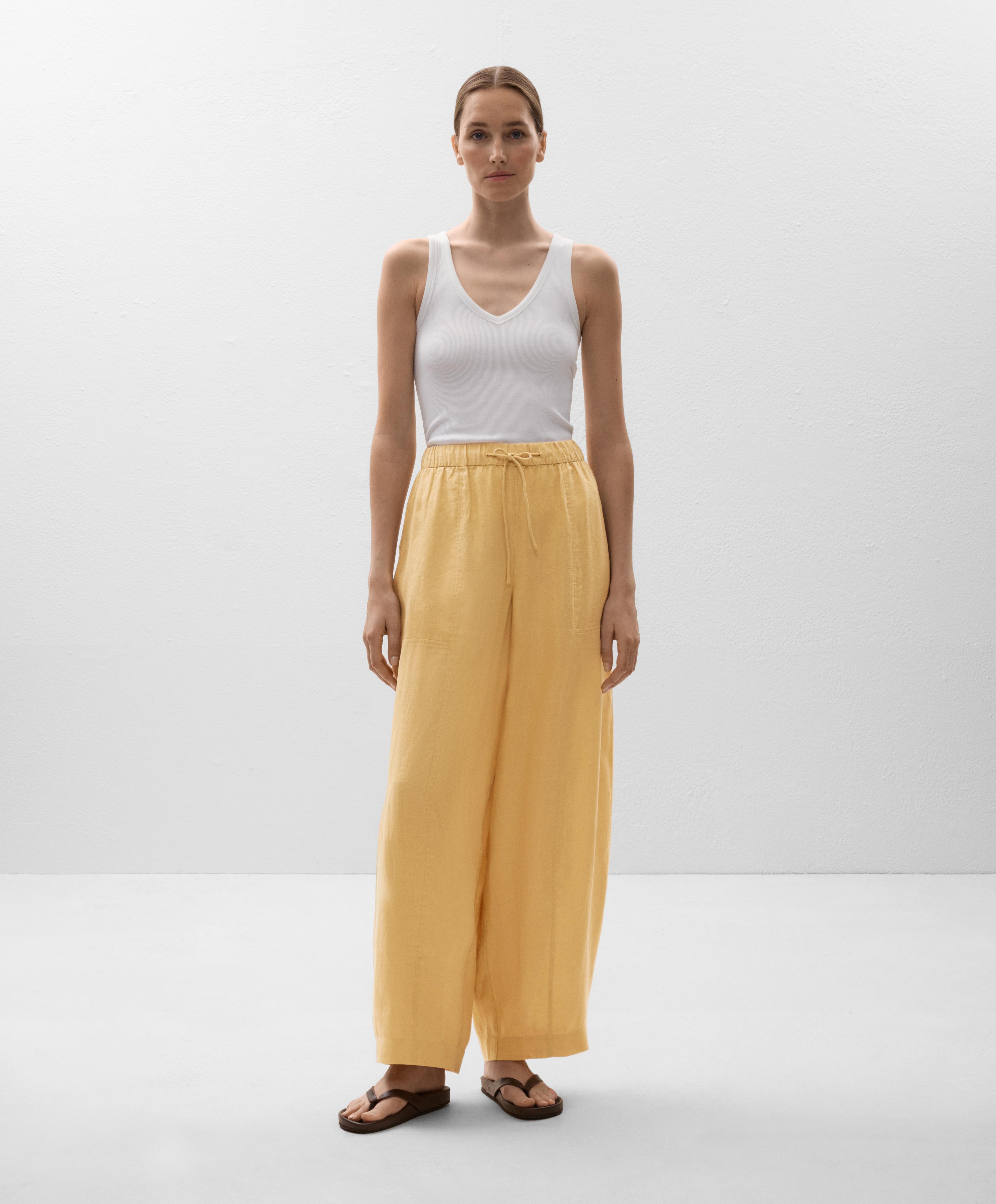 Брюки-бананы из 100% льна - Распродажа Брюки-бананы из 100% льна - Распродажа