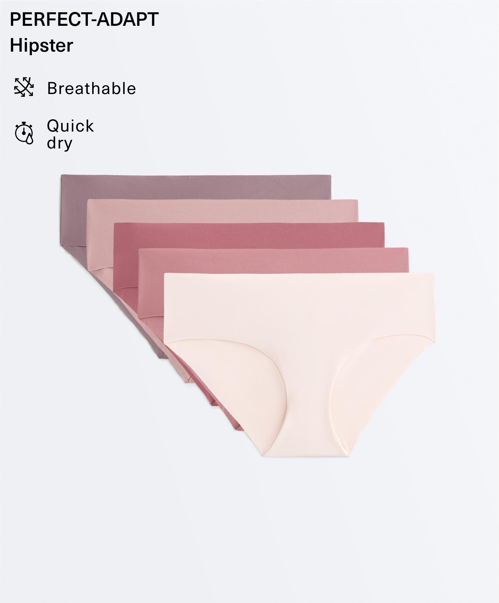 5 невидливи хипстер гаќички од мешавина на полиамид