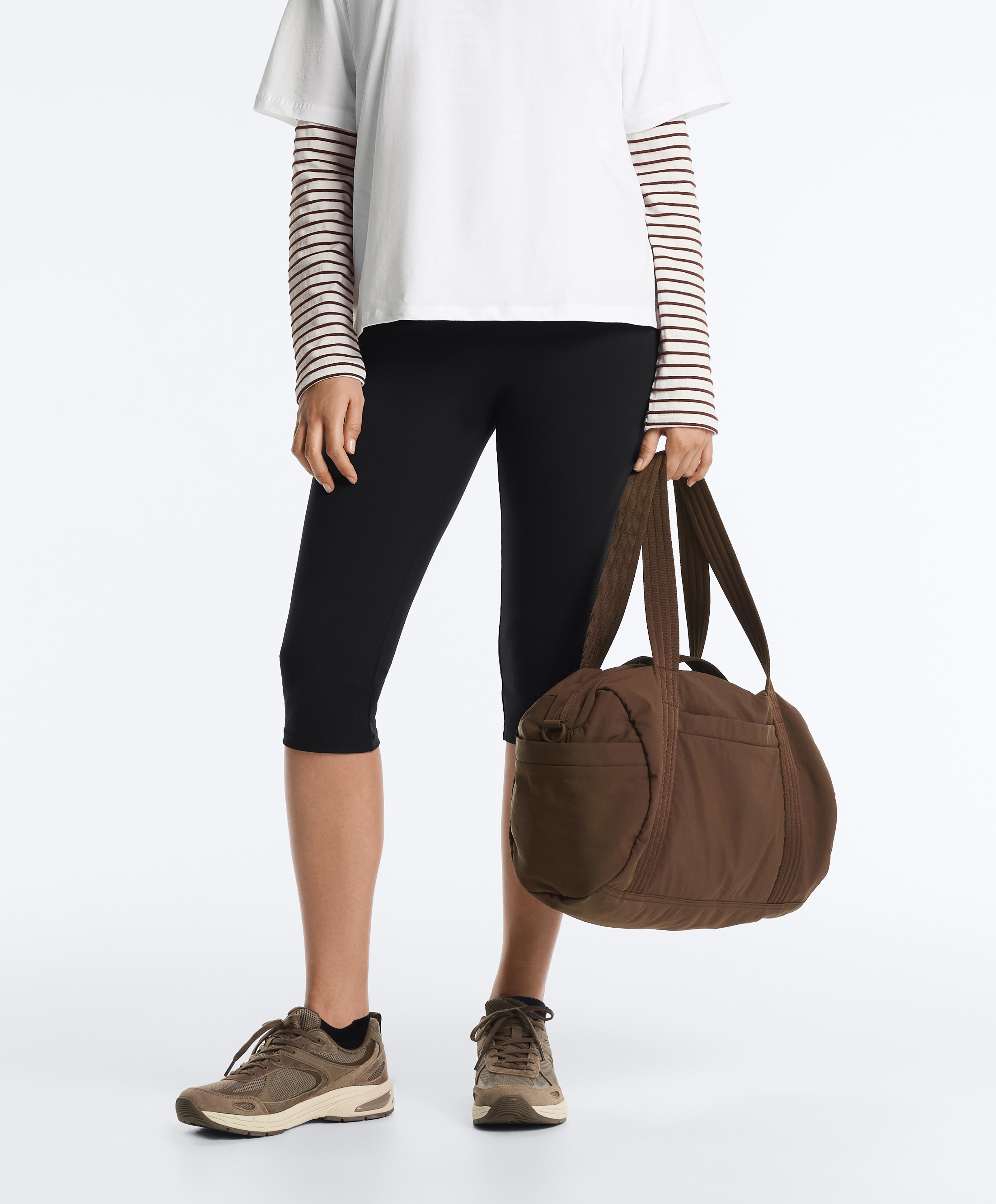 Bowling style sports bag — BROWN