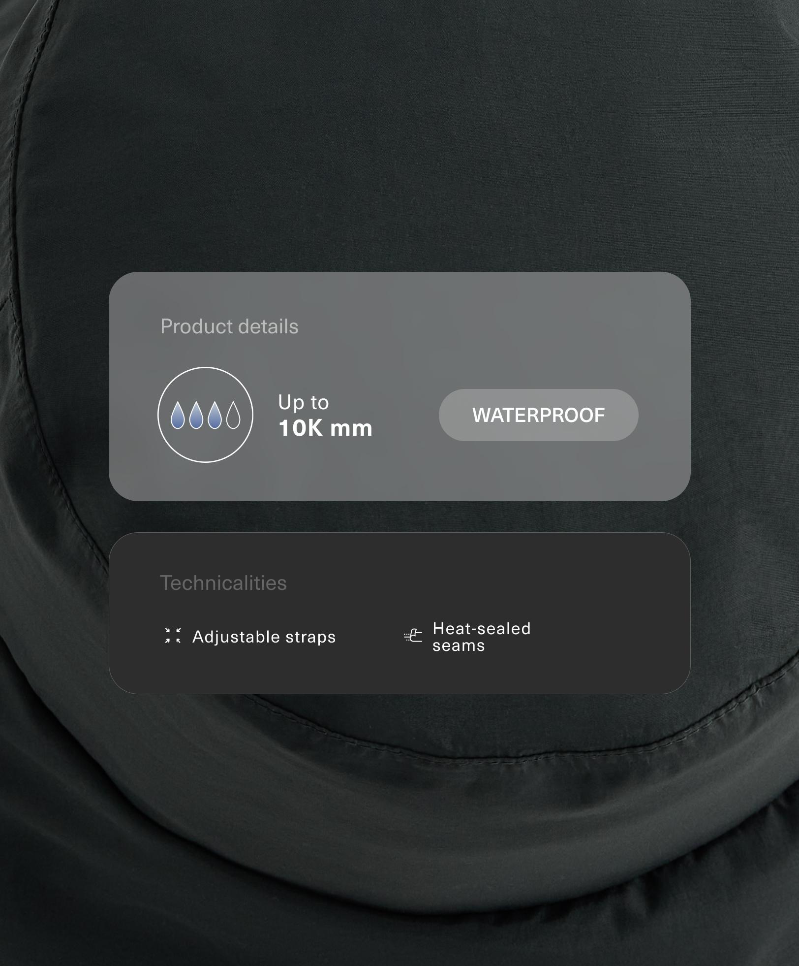 Long packable super extra lightweight 10k waterproof jacket - Sale Long packable super extra lightweight 10k waterproof jacket - Sale