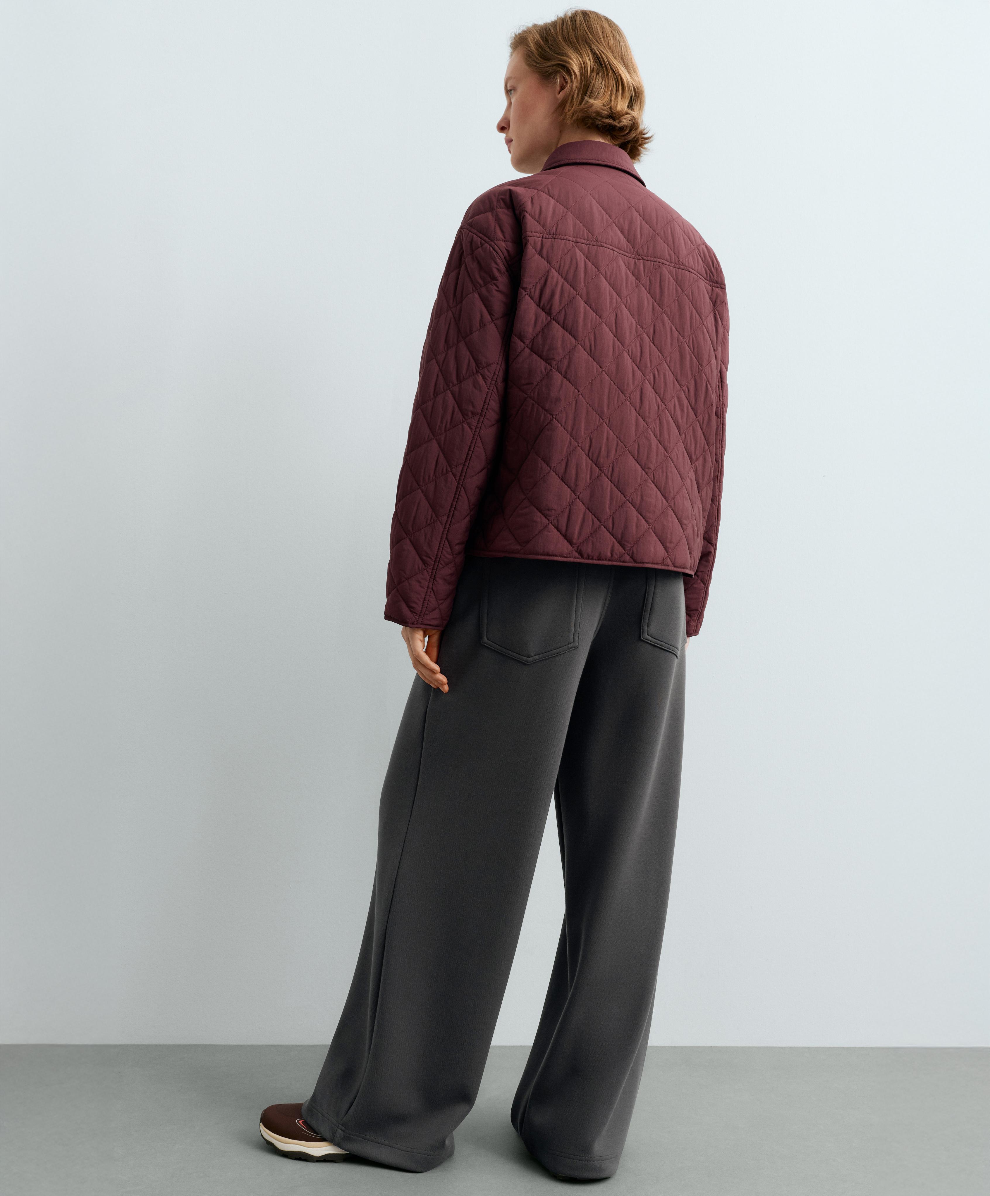 5-pocket wide-leg trousers — DARK ANTHRACITE