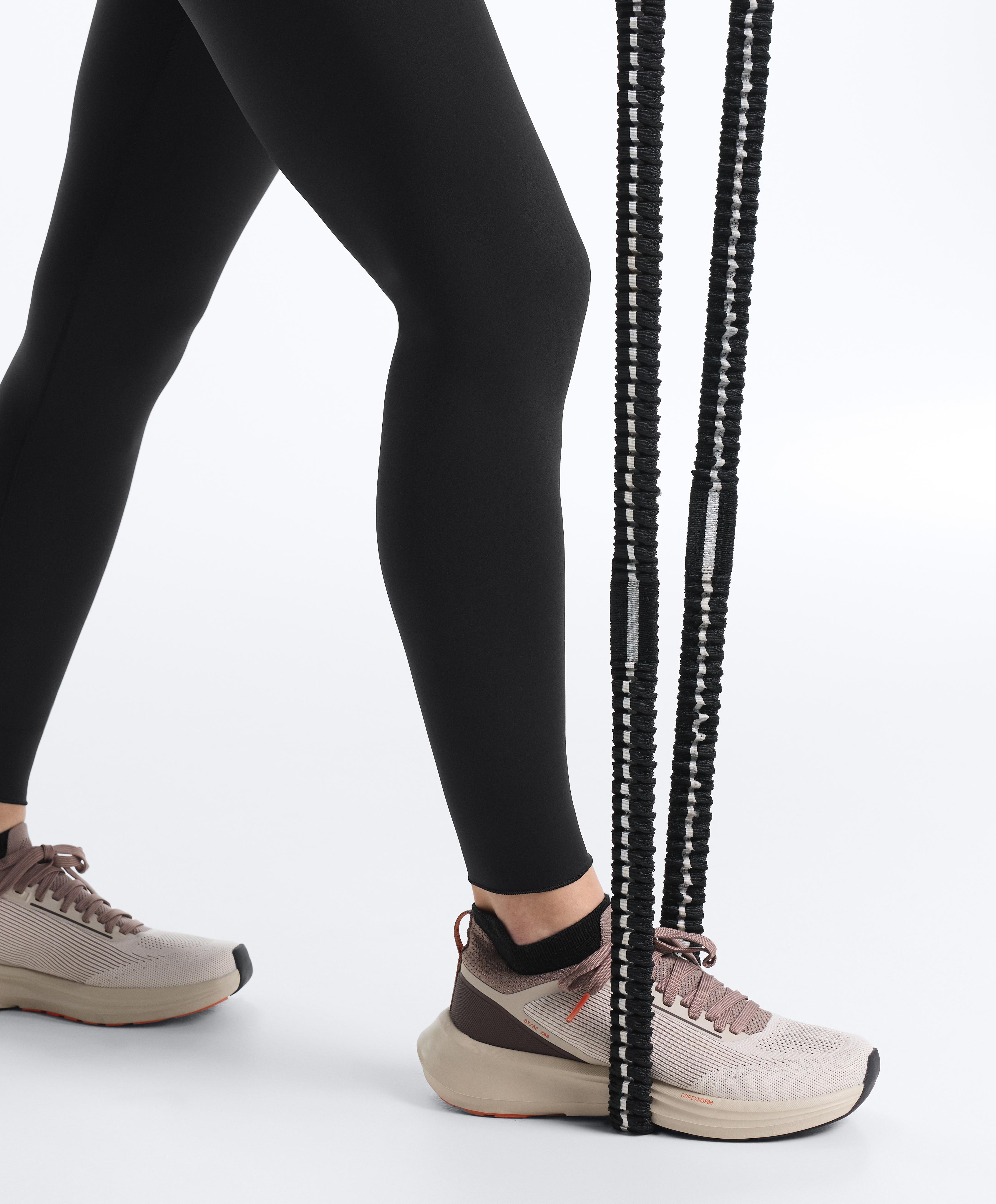 Perfect-adapt high-rise ankle-length leggings — BLACK