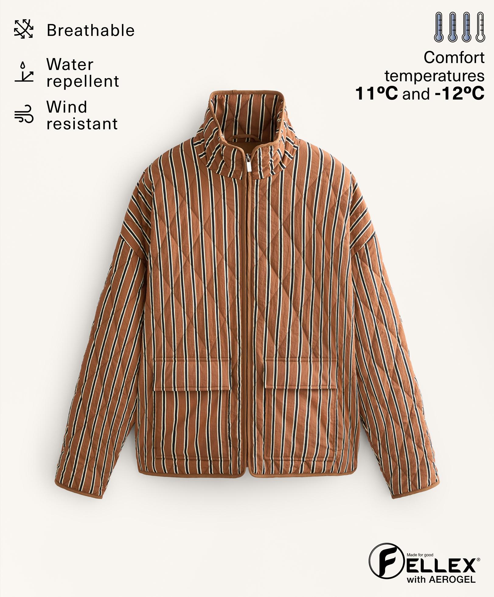 Chaqueta acolchada repelente á auga FELLEX® con AEROGEL