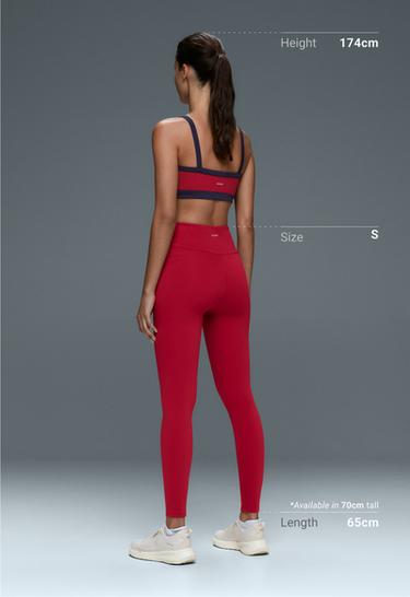 Ankle-length High rise Comfortlux leggings — STRAWBERRY 5