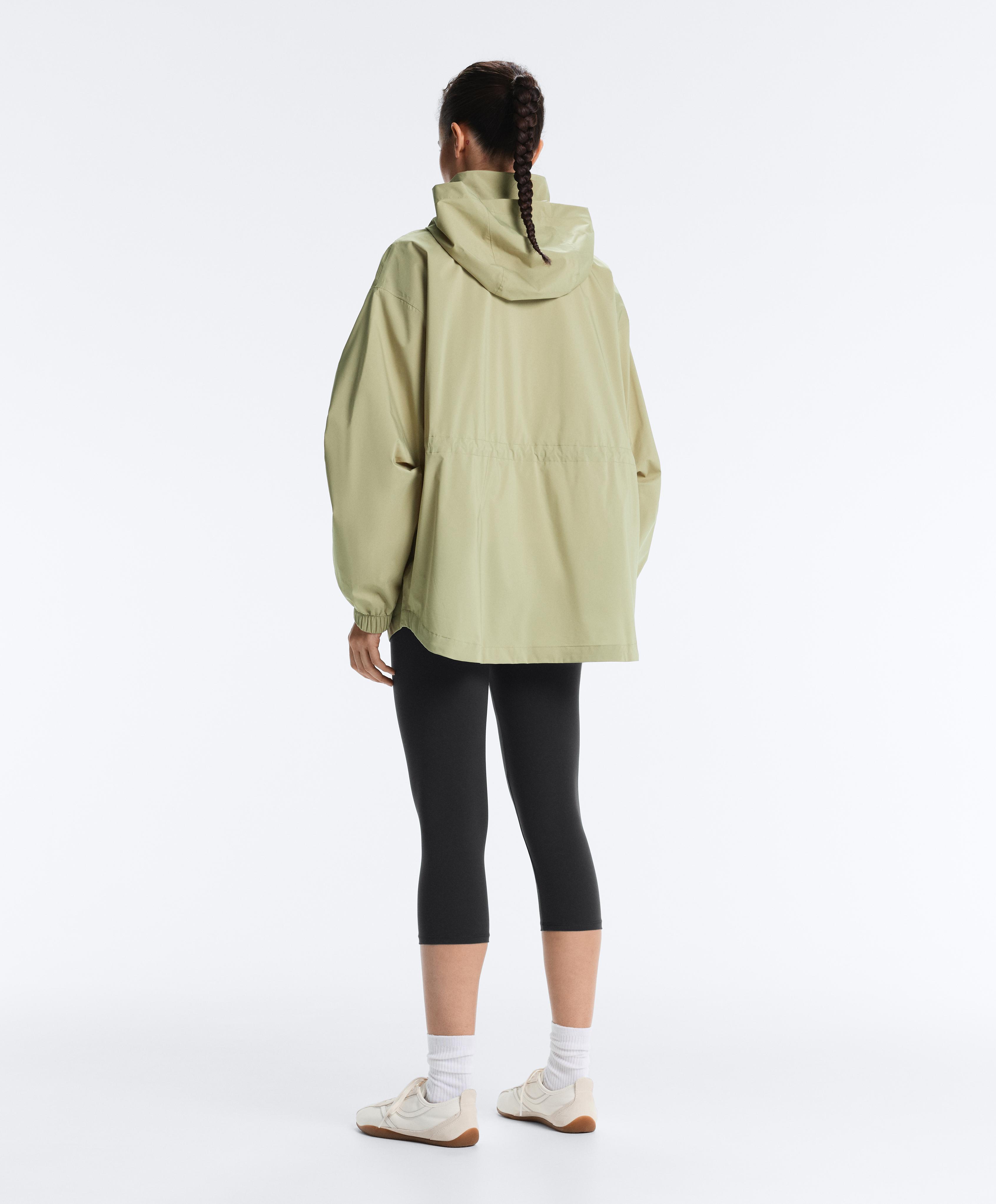Super extra lightweight 10k packable waterproof jacket — WASHED APPLE GREEN