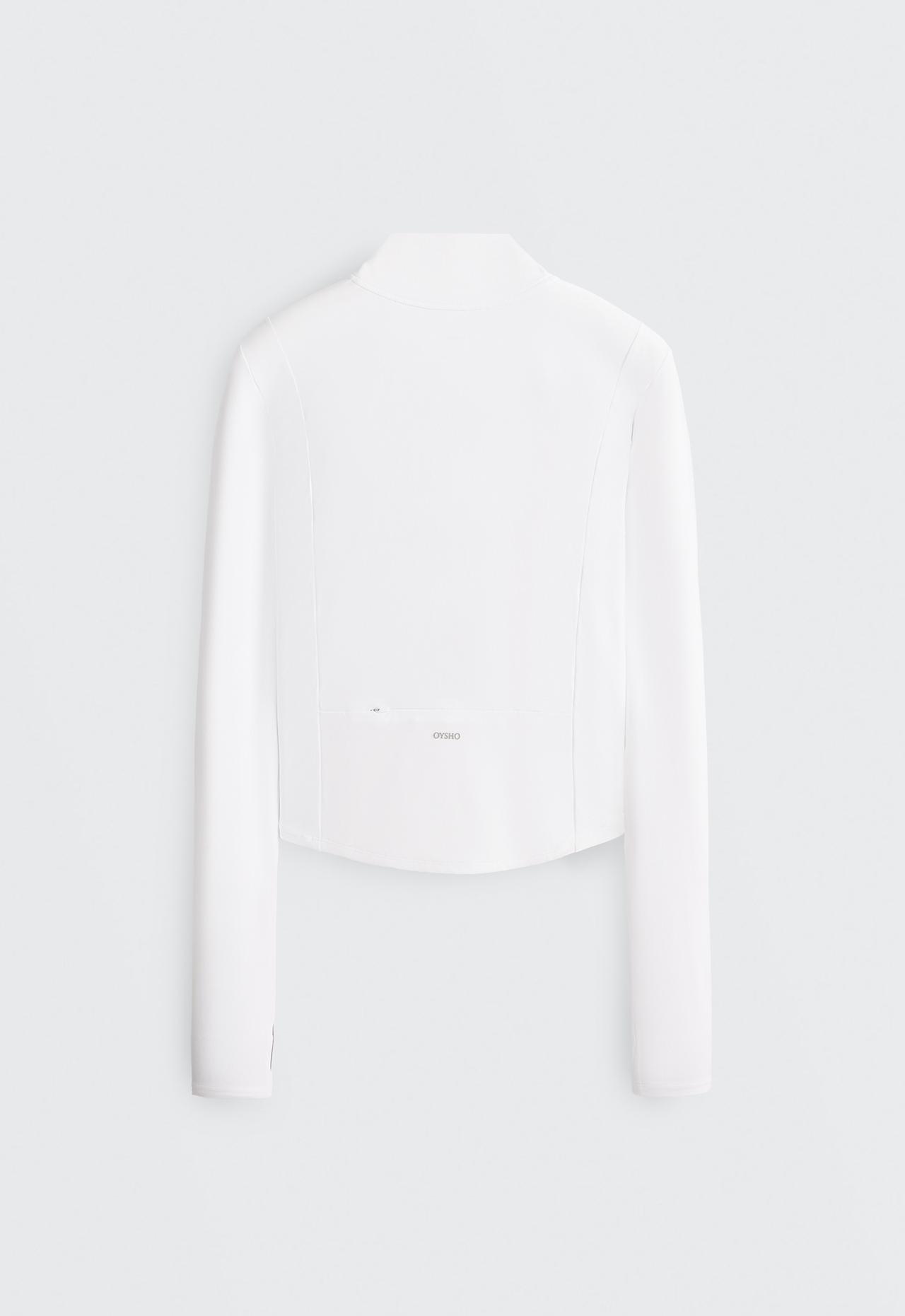 Short Light Touch technical jacket — WHITE 