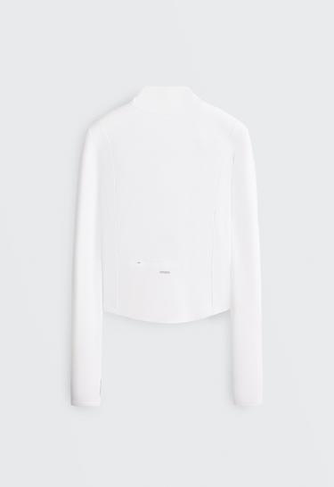 Short Light Touch technical jacket — WHITE  10