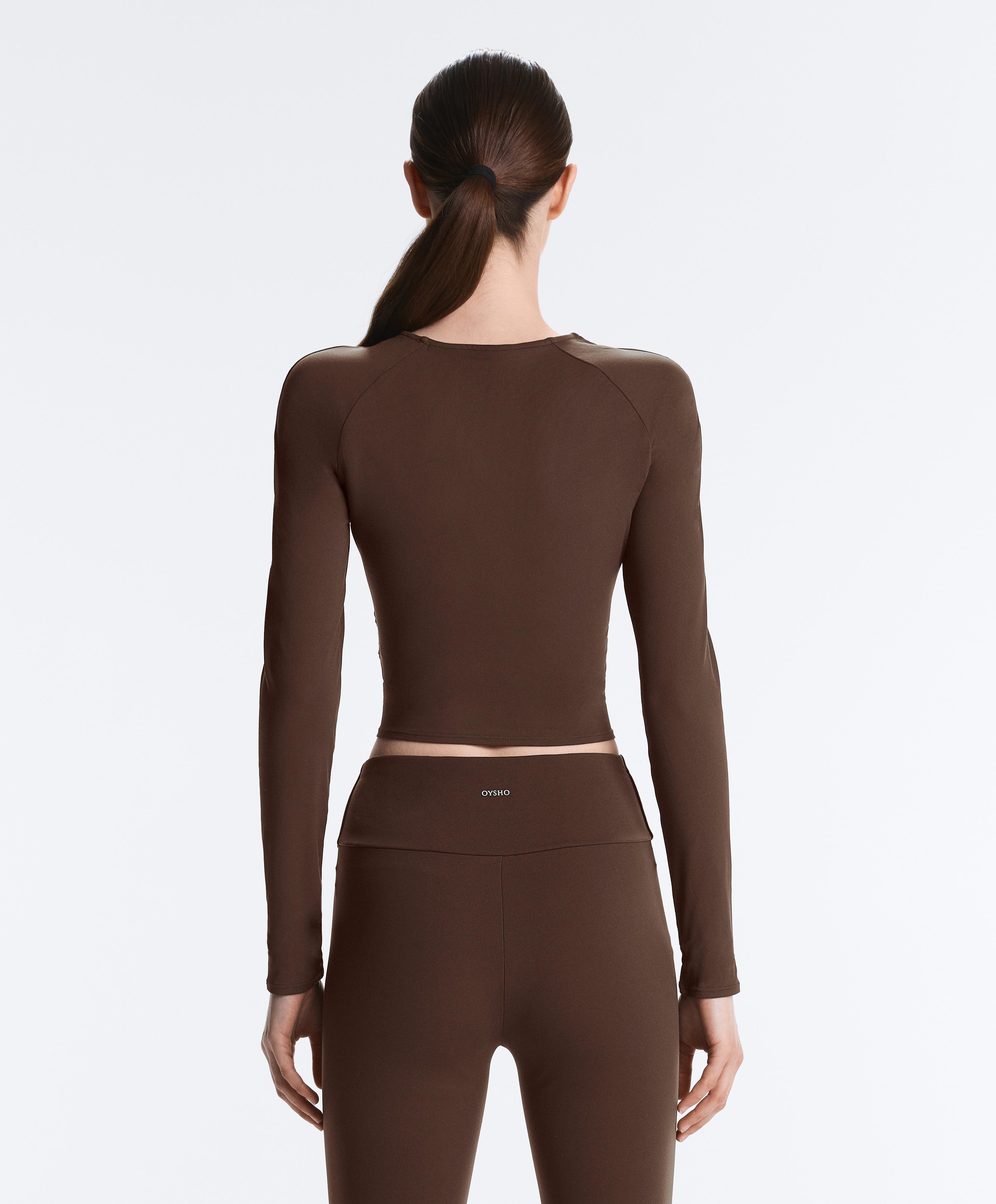 Comfortlux long-sleeved T-shirt — BROWN