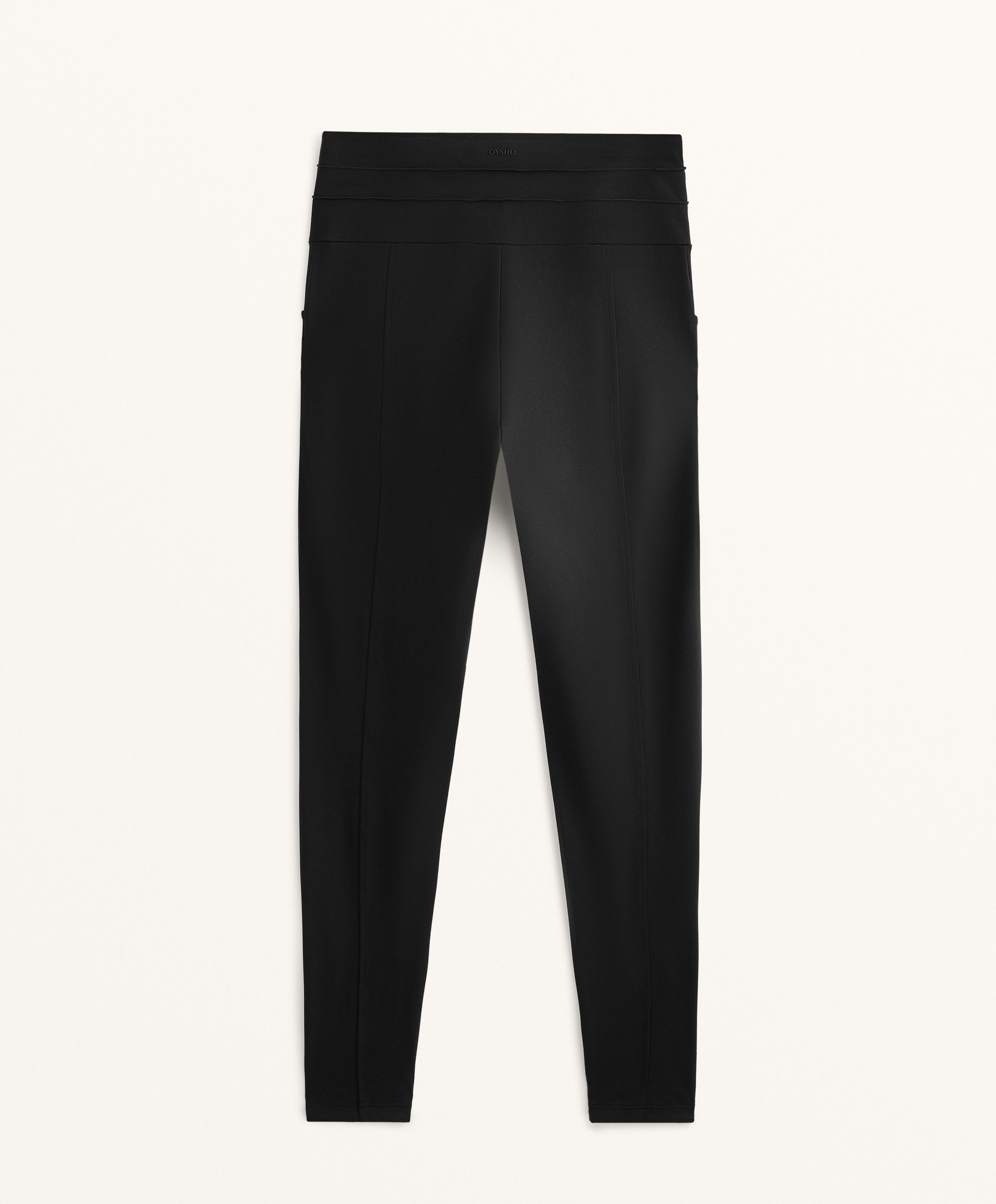 Evermove crease high rise ankle-length leggings