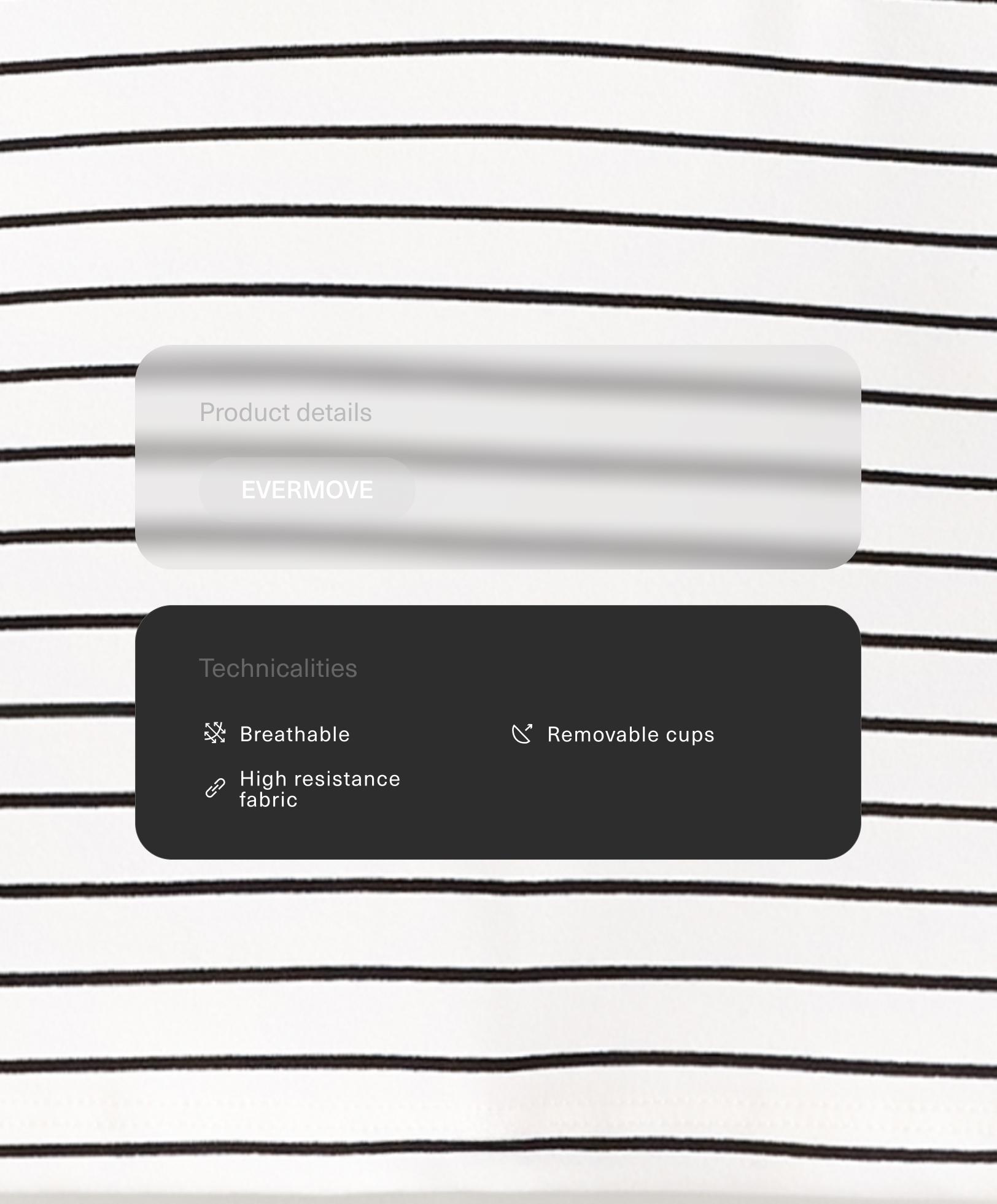 Tank top rayas Evermove - Rebajas Tank top rayas Evermove - Rebajas