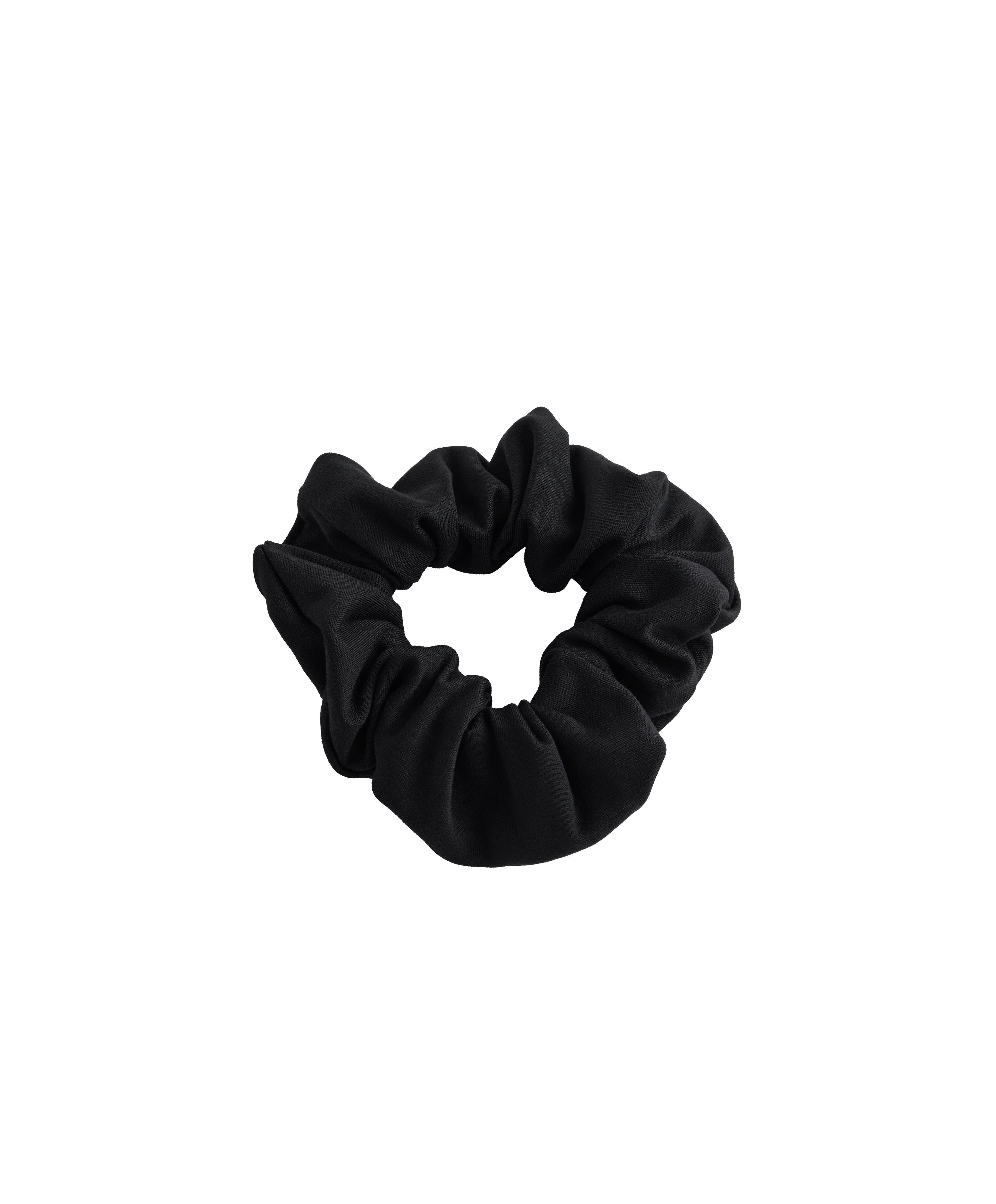 2 large hair scrunchies — BLACK