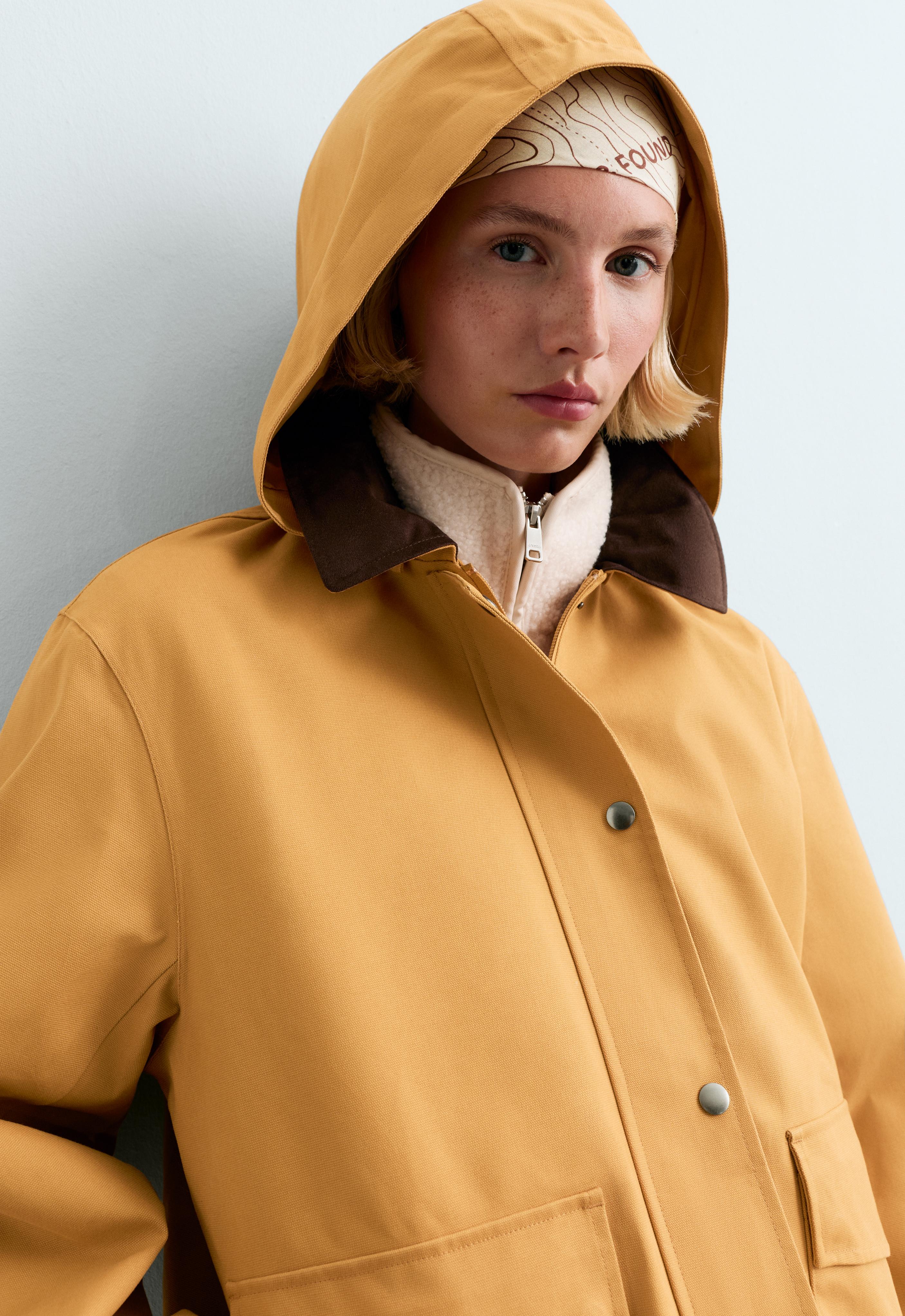 Veste imperméable 10 k 100 % coton canvas Veste imperméable 10 k 100 % coton canvas