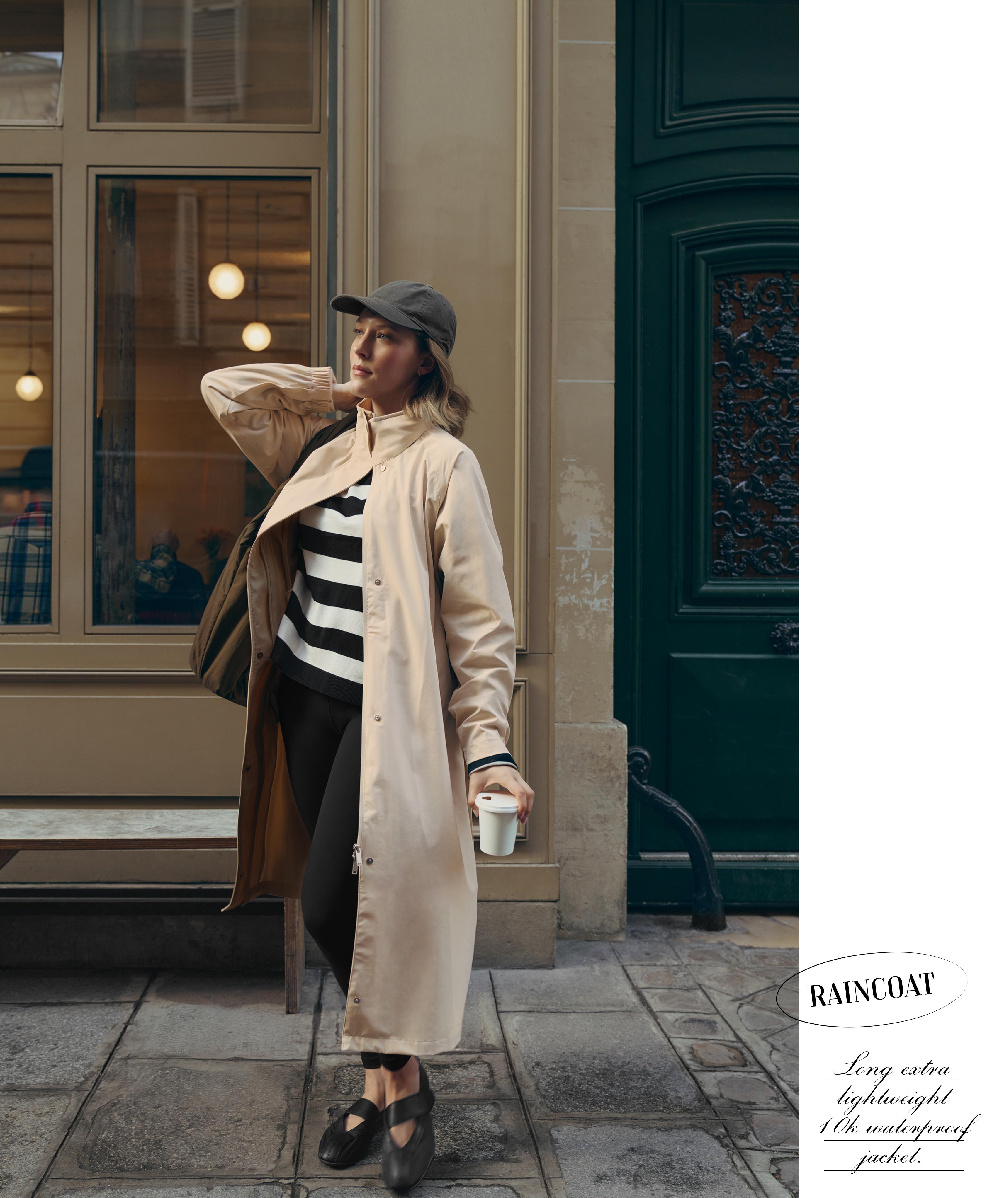 Veste longue extra légère imperméable 10k Veste longue extra légère imperméable 10k