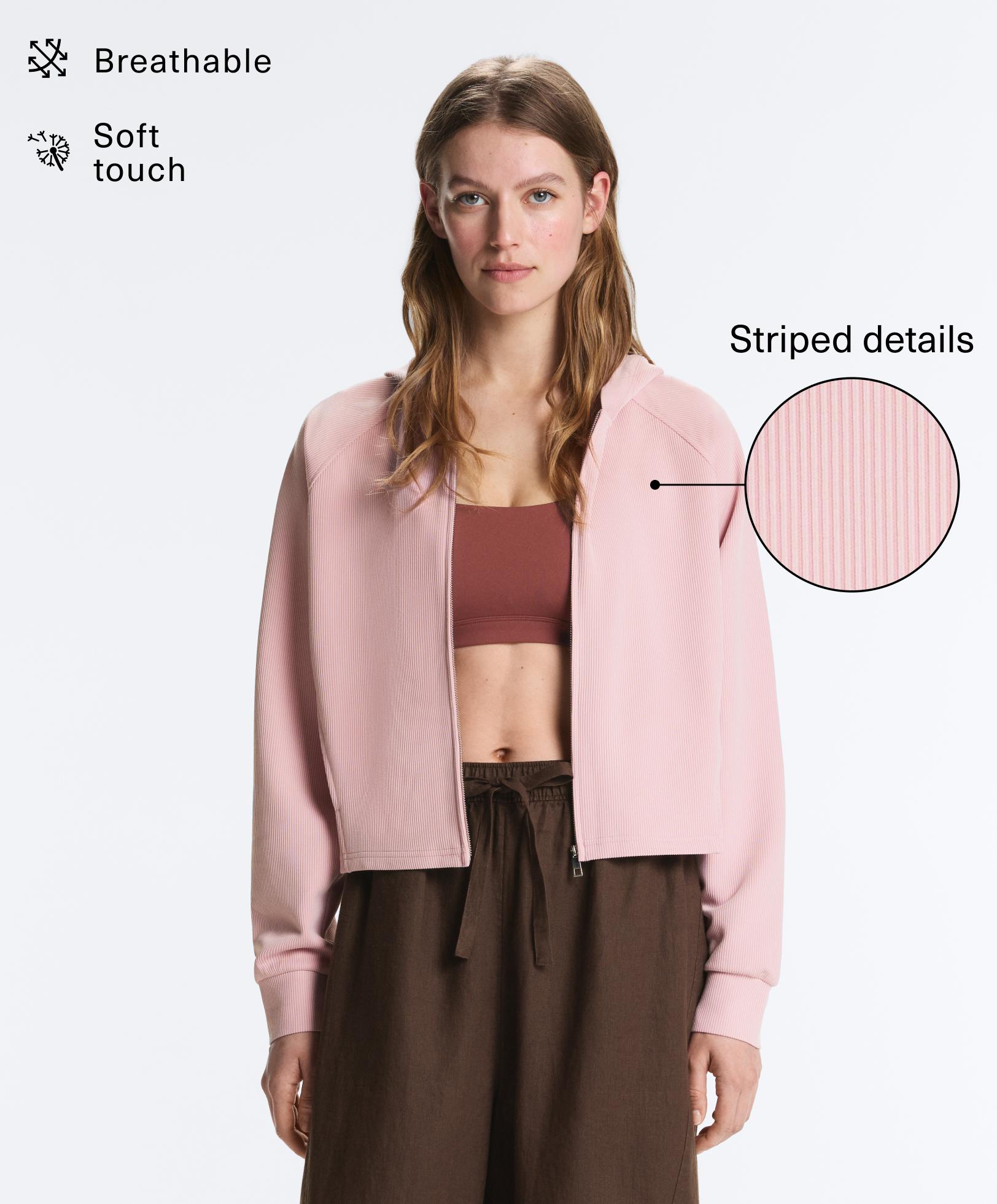 Chamarra capucha tacto suave