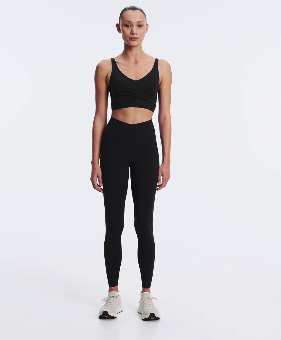 Leggings până la gleznă high rise Light Touch cu tăietură în V 65