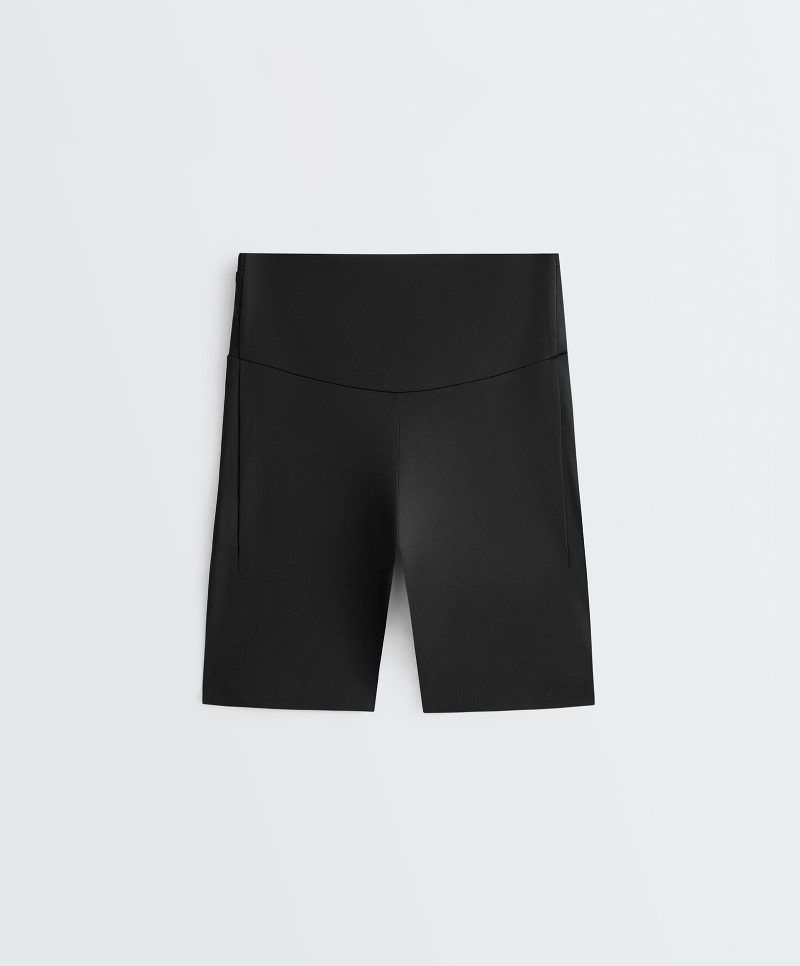 High-rise 15cm running cycle leggings — BLACK