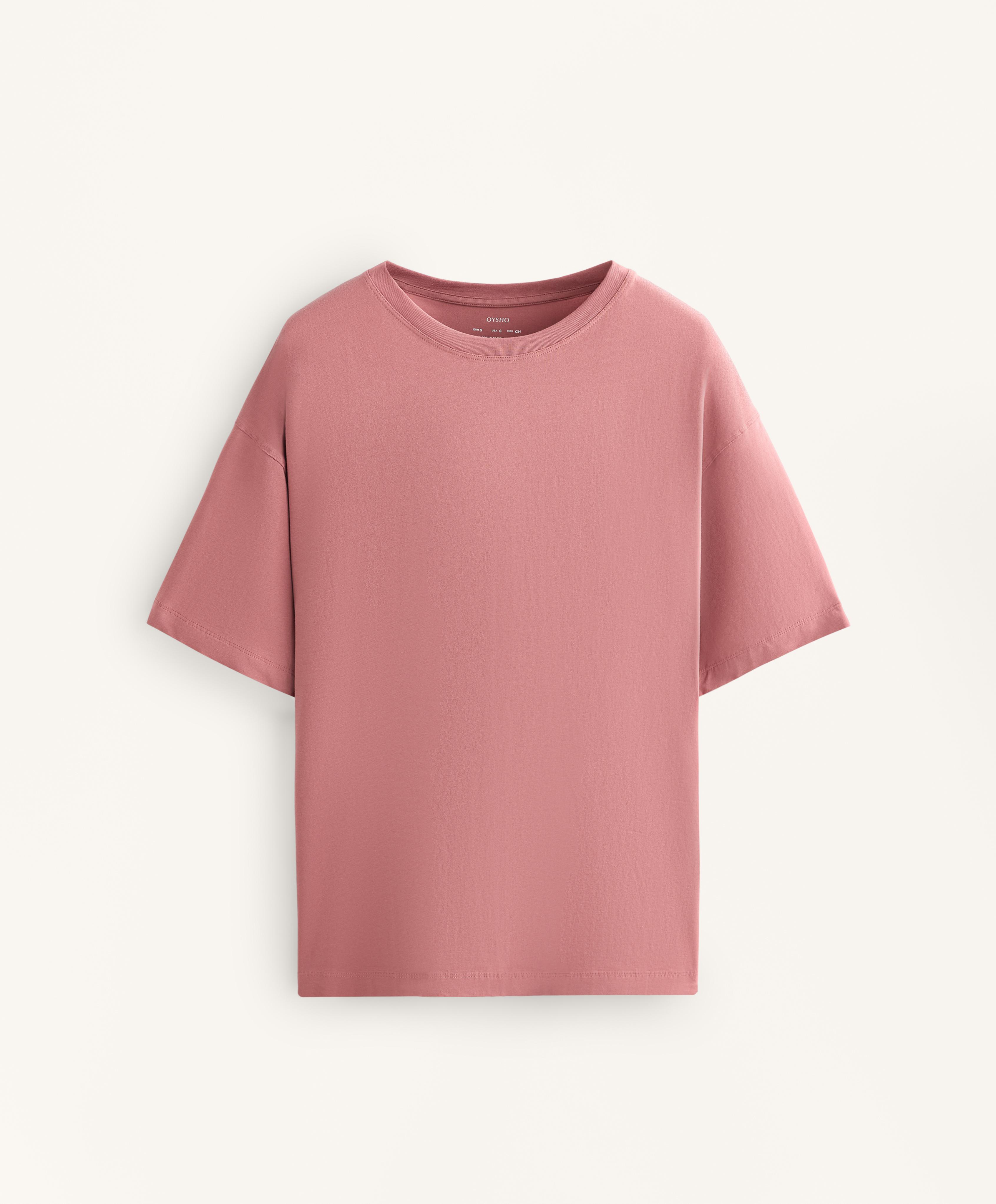 Short sleeve cotton blend T-shirt