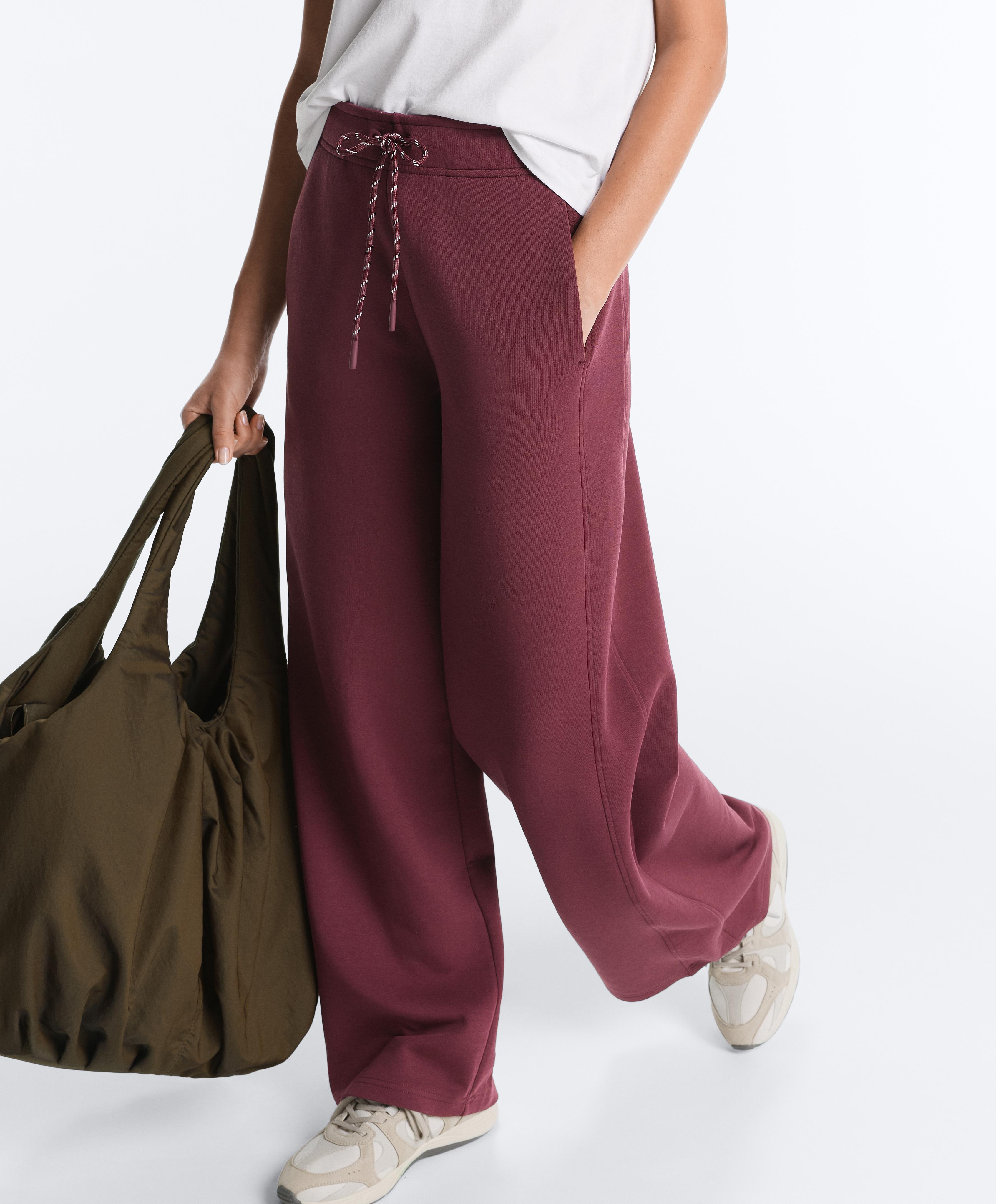 Straight-leg cotton blend trousers Straight-leg cotton blend trousers