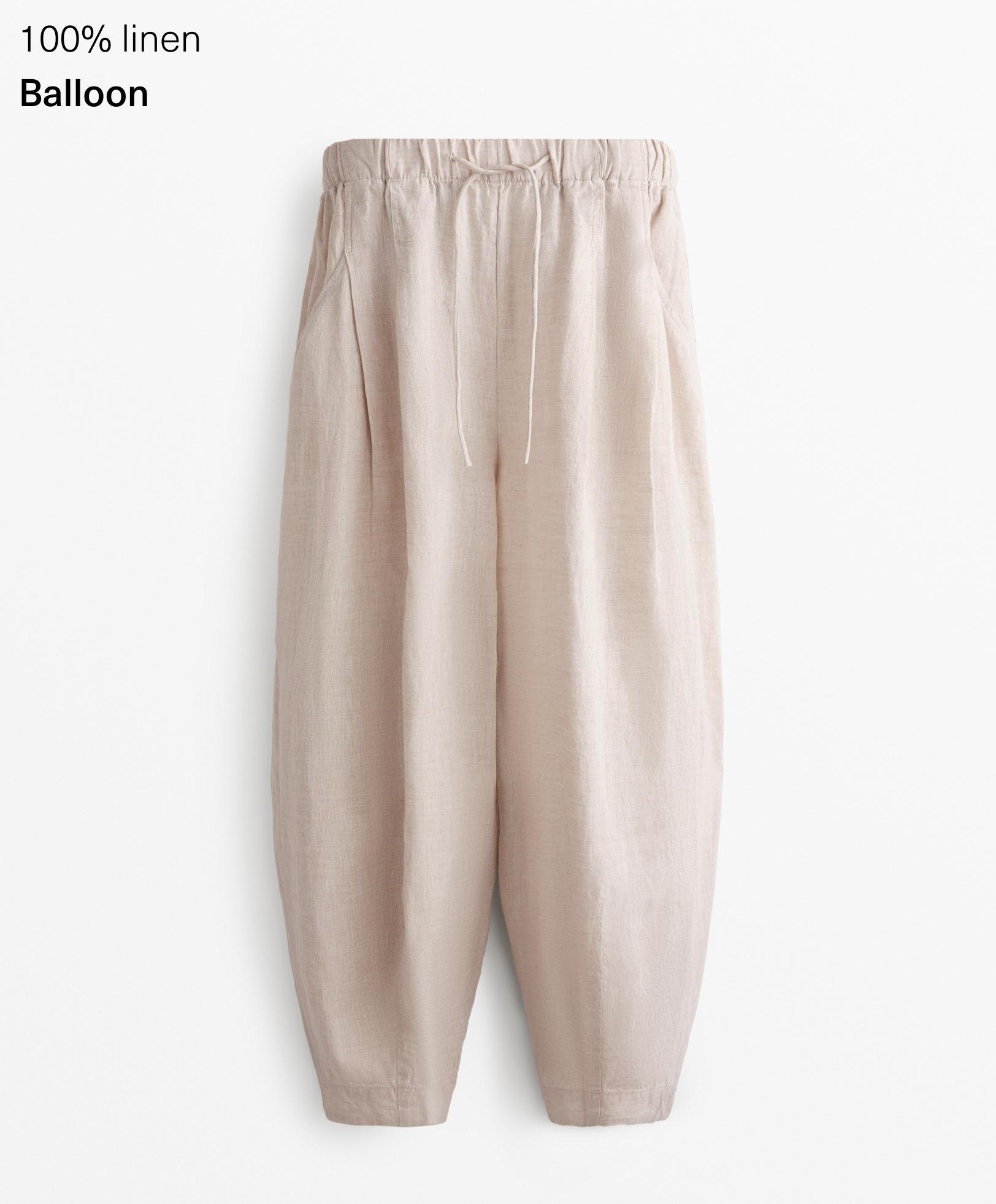 Pantalons balloon 100 % lli