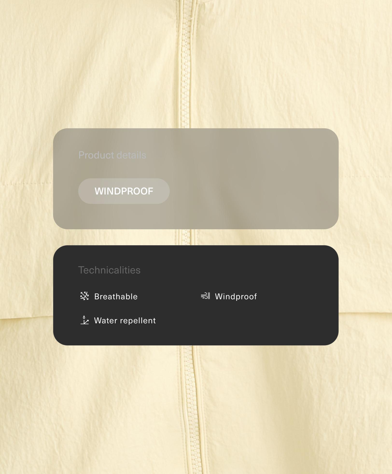 Куртка Track из водоотталкивающей ткани